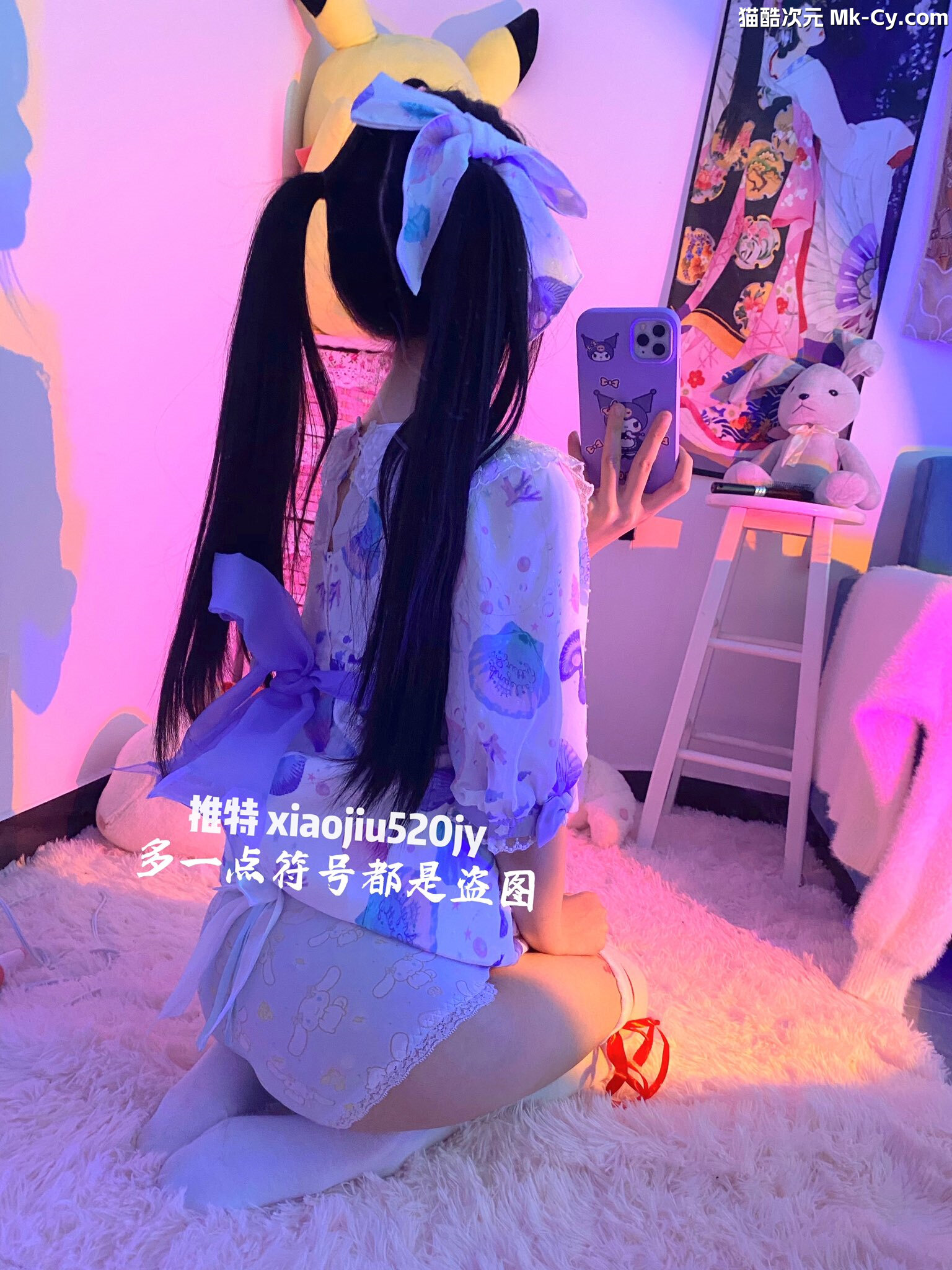 最新网红瓜曝光，抖音二次元卡哇伊可盐可甜高颜美少女【小九酱】露脸定制私拍，美鲍美菊道具自慰啪啪呻吟销魂，撸点很高