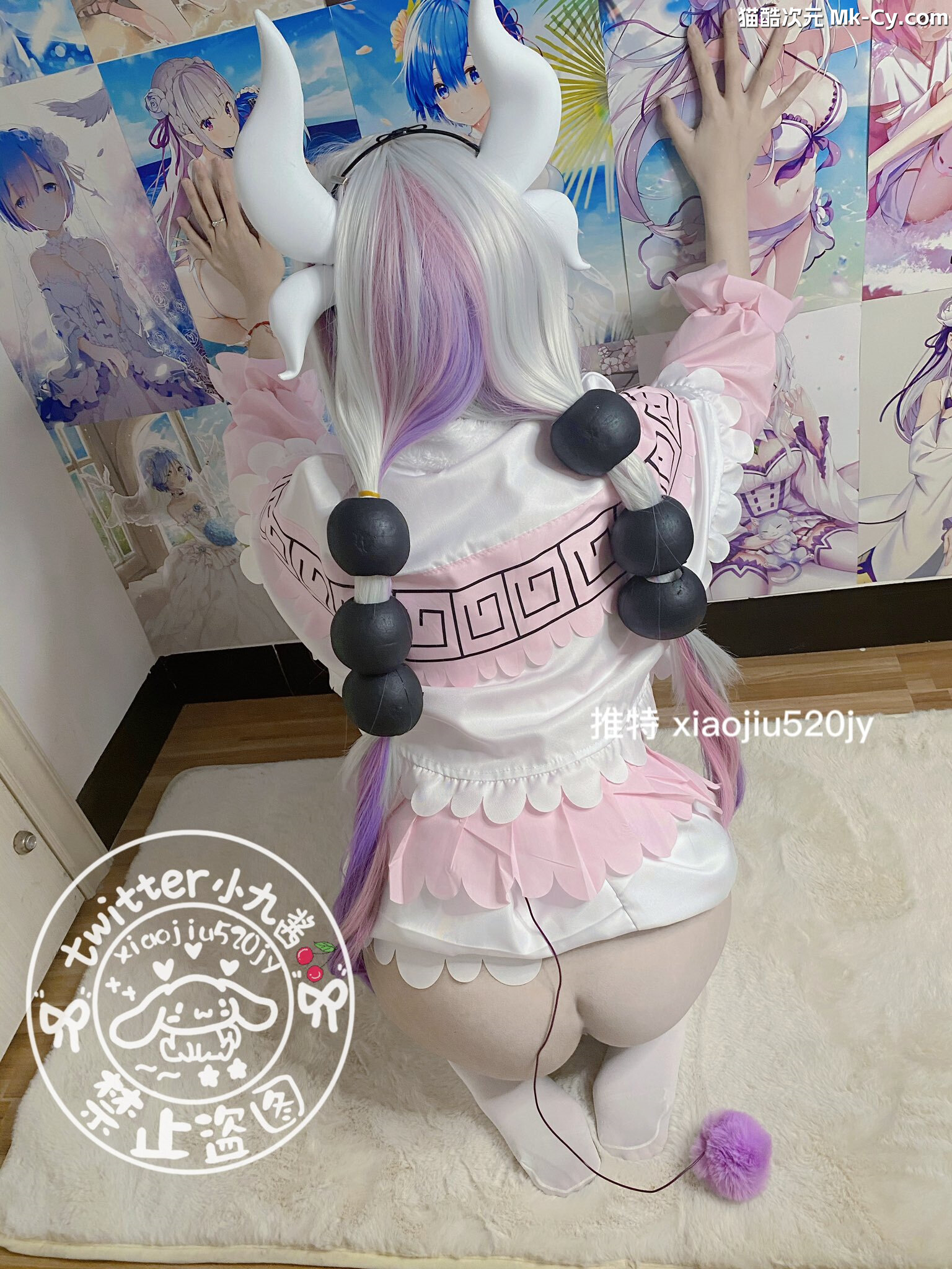 最新网红瓜曝光，抖音二次元卡哇伊可盐可甜高颜美少女【小九酱】露脸定制私拍，美鲍美菊道具自慰啪啪呻吟销魂，撸点很高