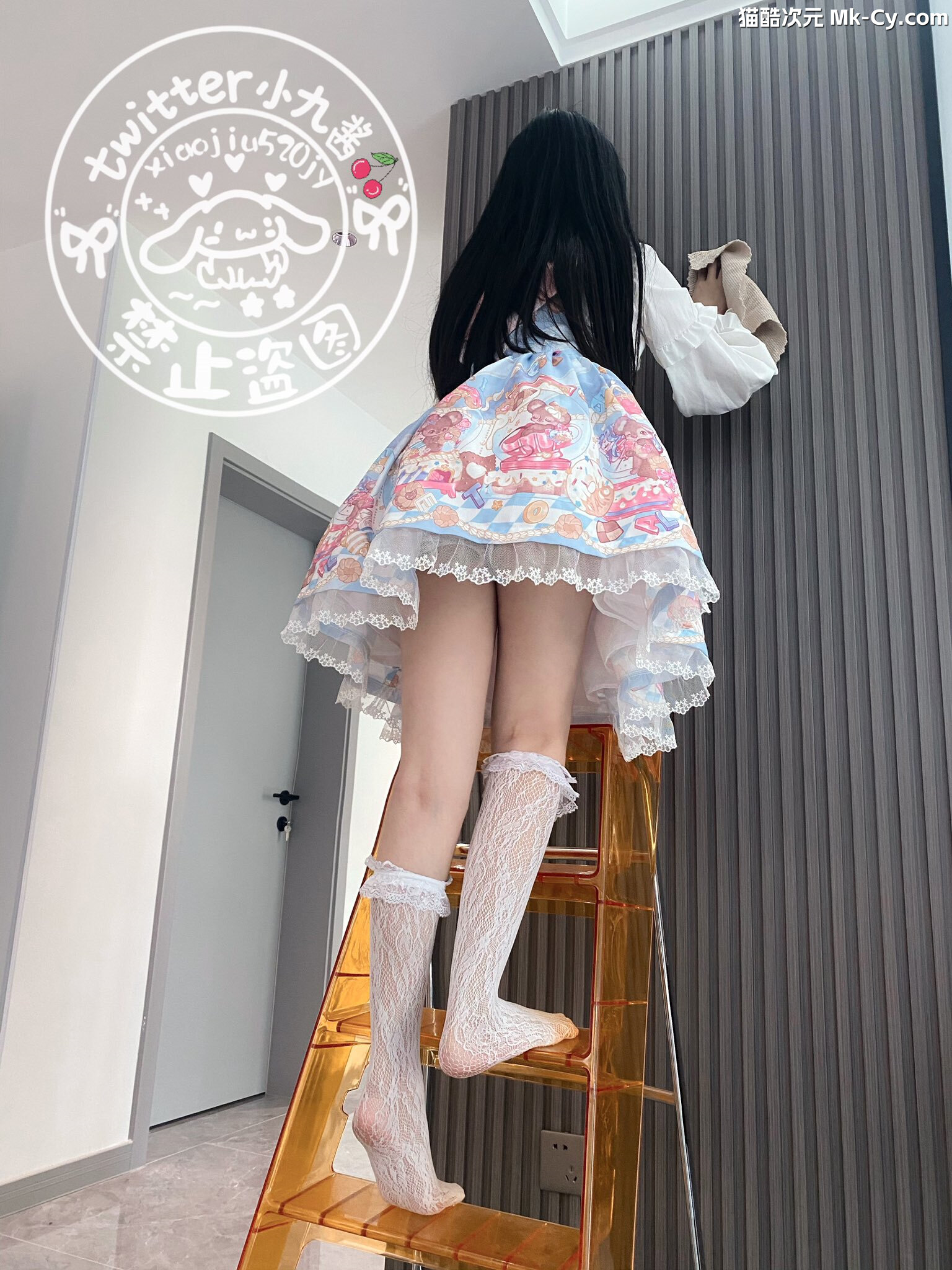 最新网红瓜曝光，抖音二次元卡哇伊可盐可甜高颜美少女【小九酱】露脸定制私拍，美鲍美菊道具自慰啪啪呻吟销魂，撸点很高