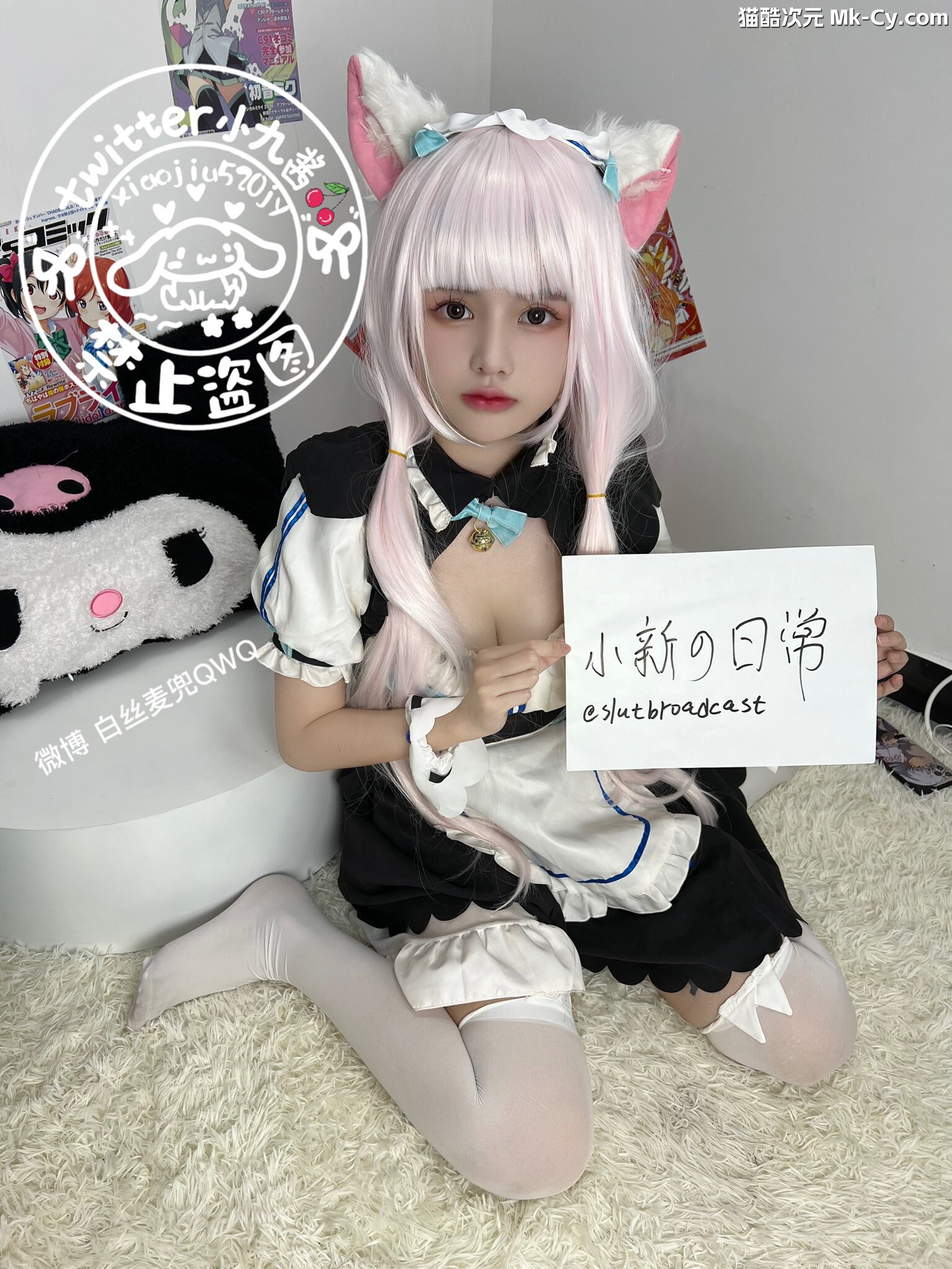 最新网红瓜曝光，抖音二次元卡哇伊可盐可甜高颜美少女【小九酱】露脸定制私拍，美鲍美菊道具自慰啪啪呻吟销魂，撸点很高