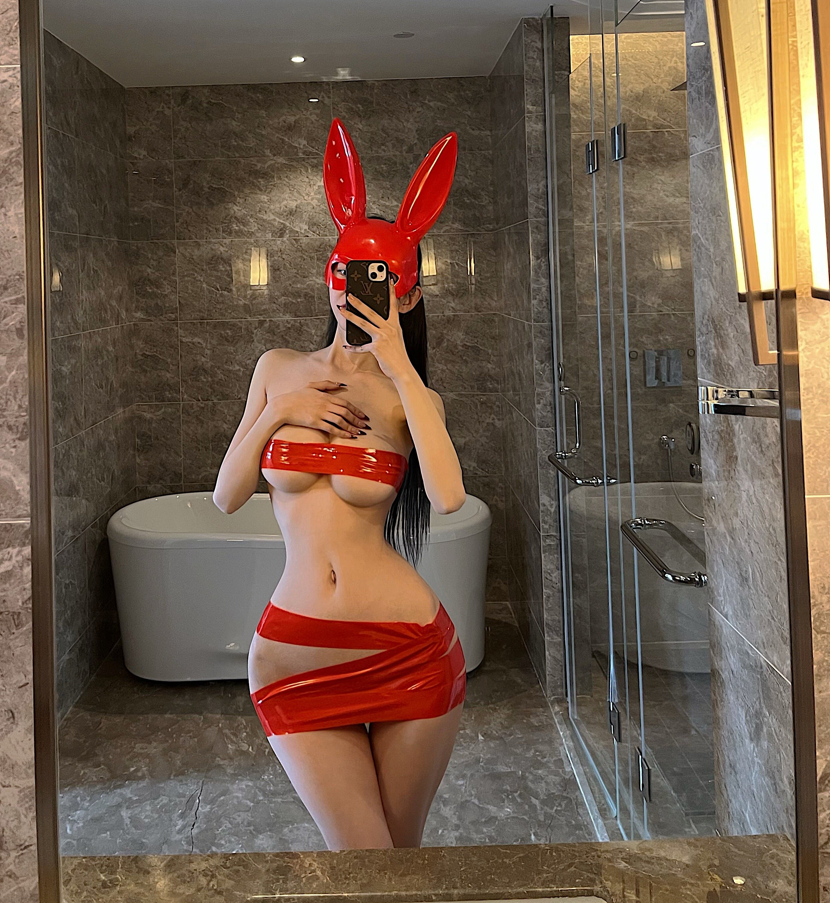 脸红Dearie_ 微密圈兔女郎合集