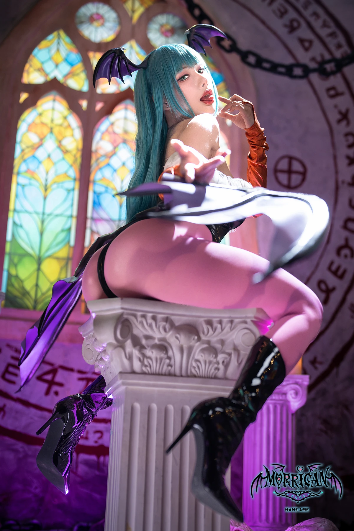 Cosplay HaneAme 雨波 – 恶魔战士 莫莉卡