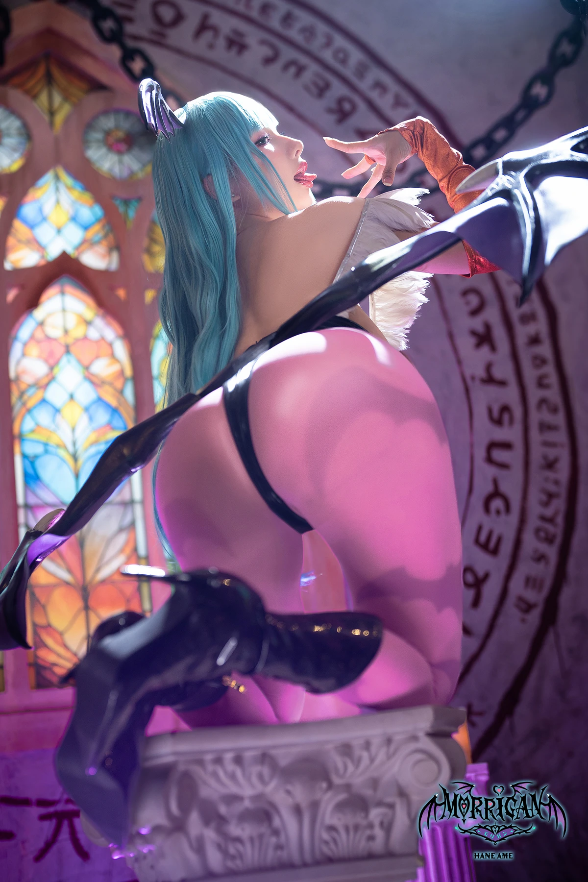 Cosplay HaneAme 雨波 – 恶魔战士 莫莉卡