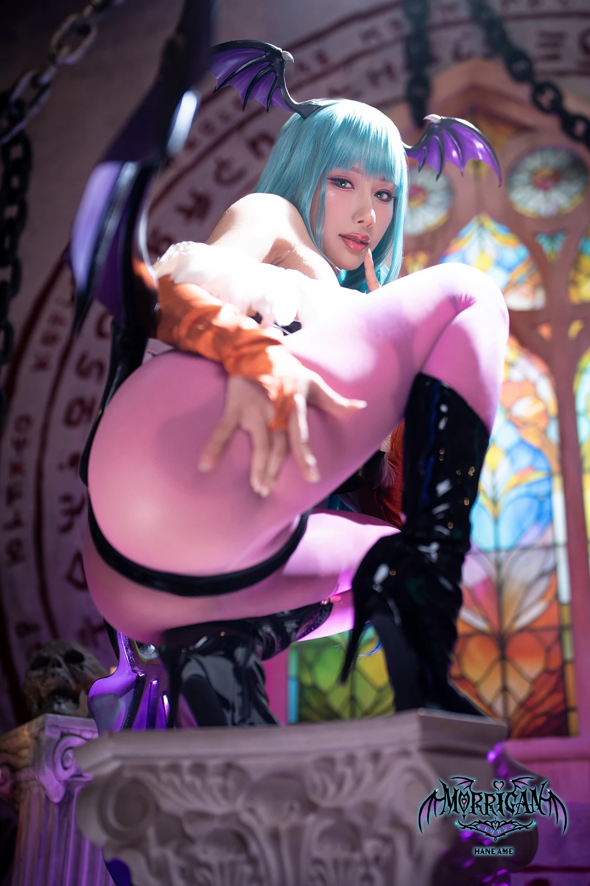 Cosplay HaneAme 雨波 – 恶魔战士 莫莉卡