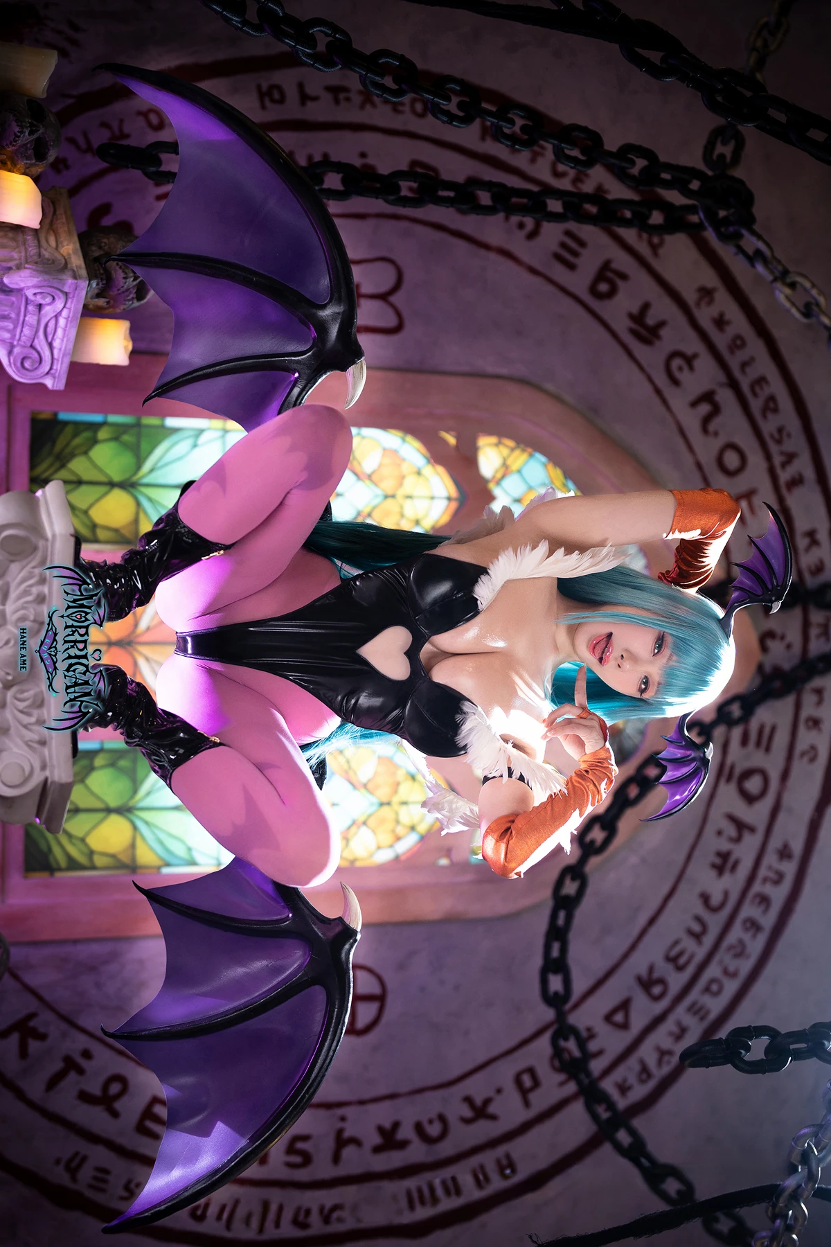 Cosplay HaneAme 雨波 – 恶魔战士 莫莉卡