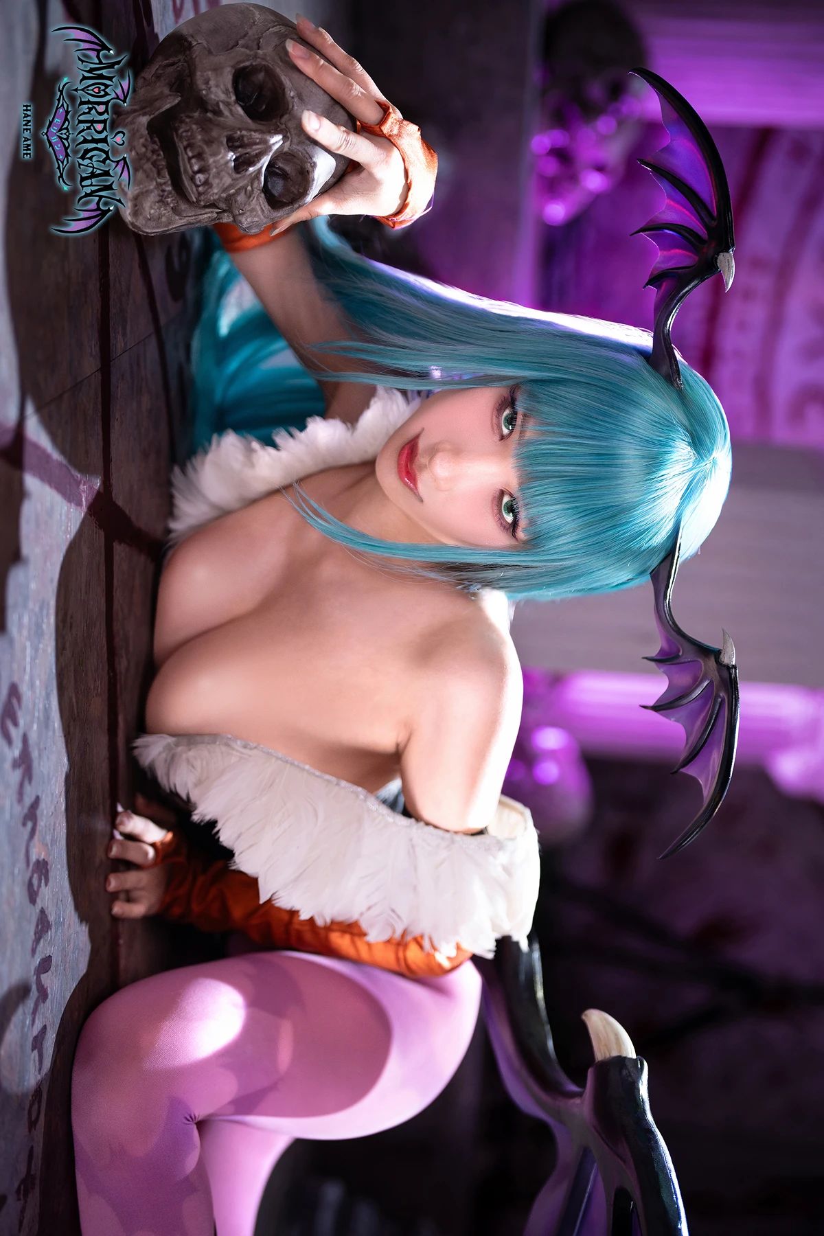 Cosplay HaneAme 雨波 – 恶魔战士 莫莉卡