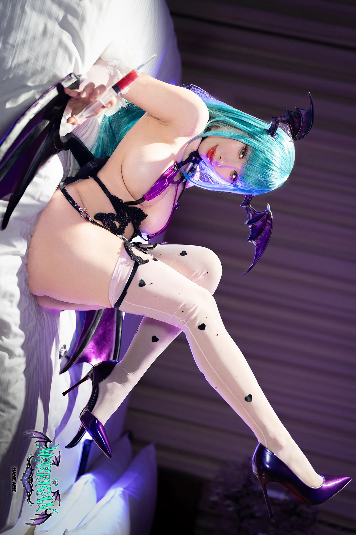 Cosplay HaneAme 雨波 – 恶魔战士 莫莉卡