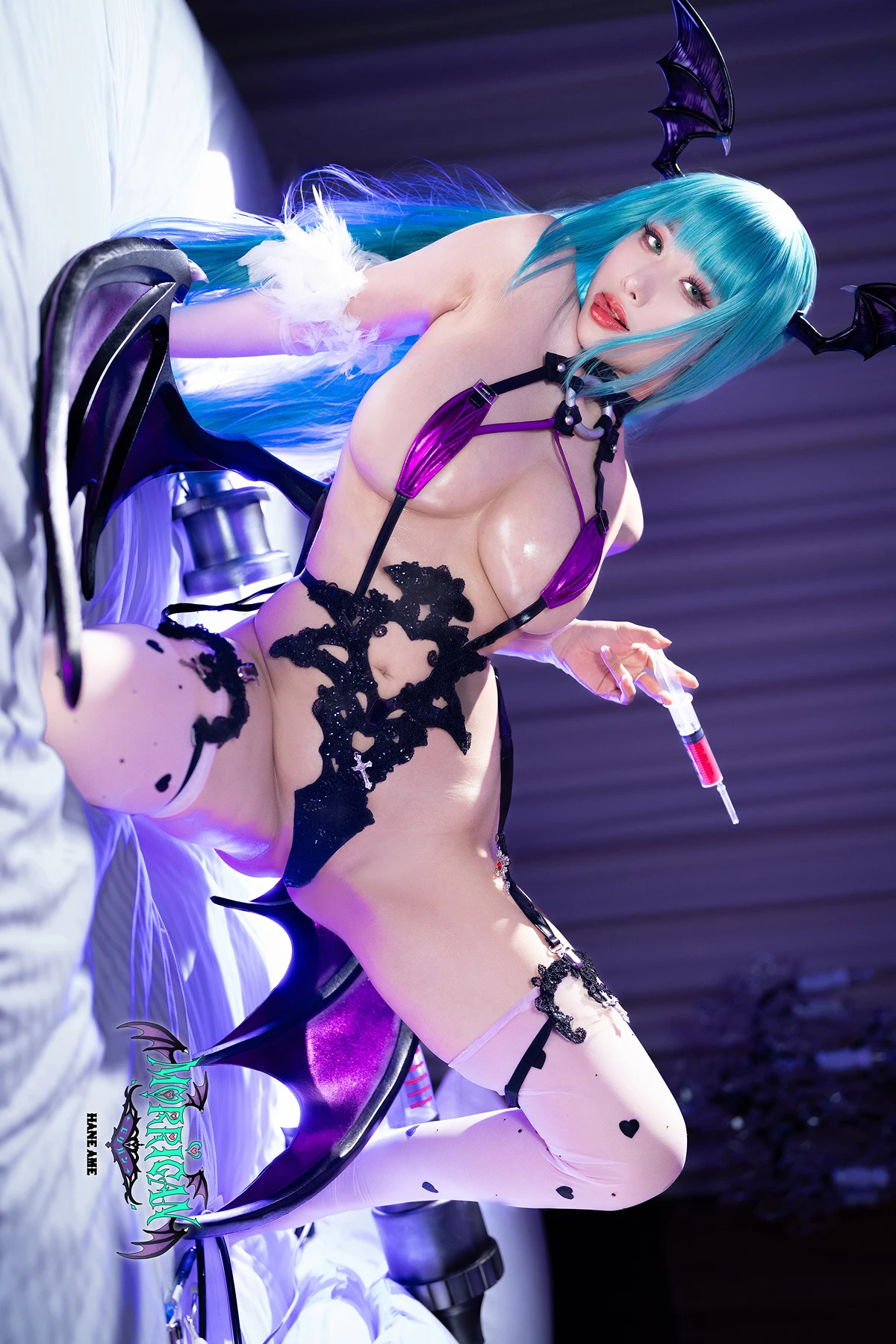 Cosplay HaneAme 雨波 – 恶魔战士 莫莉卡