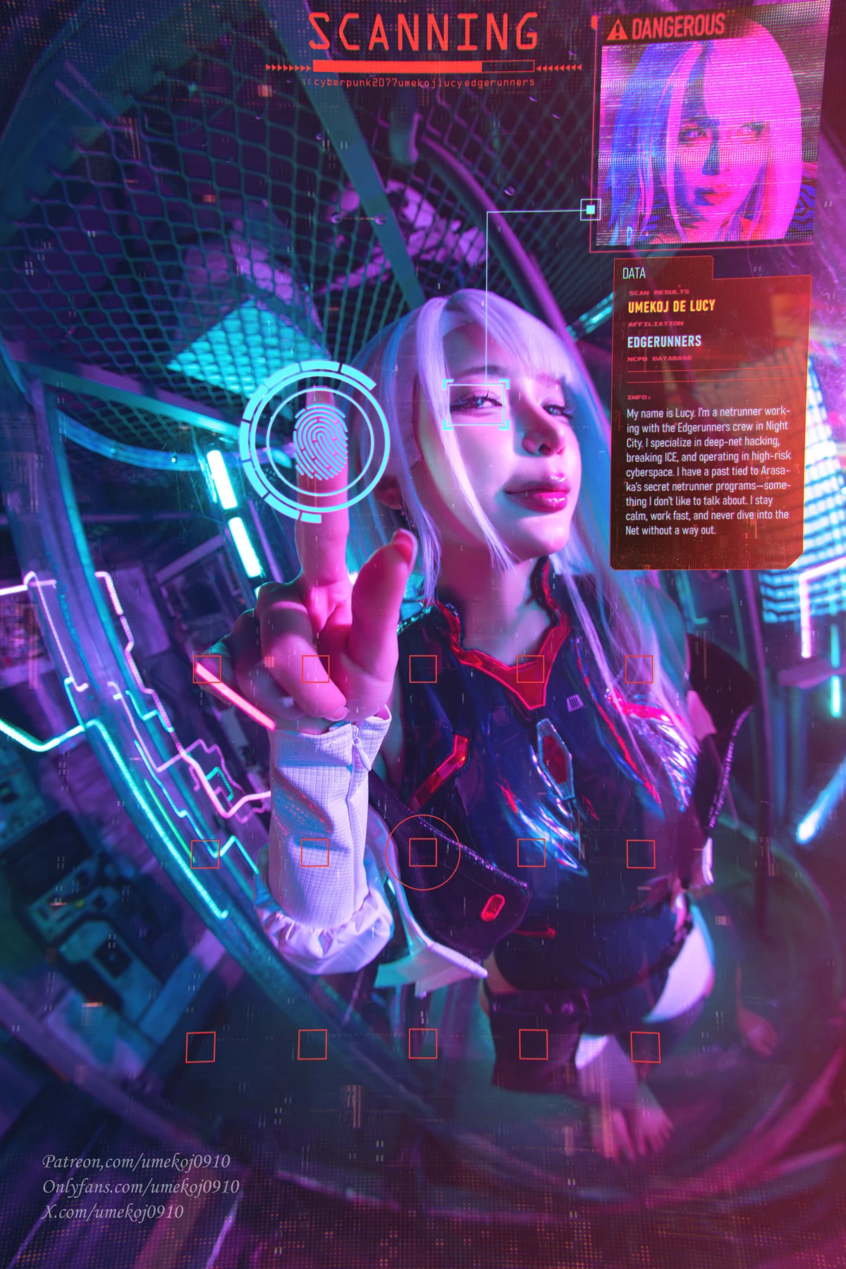 Cosplay Umeko.J – Lucy Cyberpunk Edgerunner Set.01