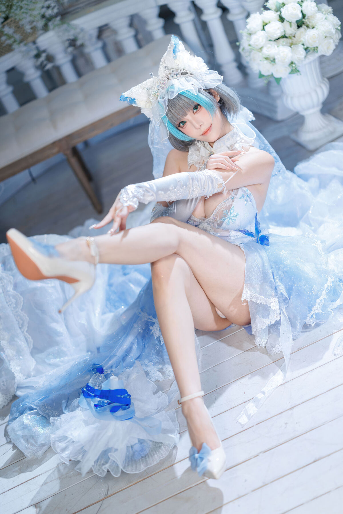 Coser@蜜汁猫裘 - 碧蓝航线 柴郡 花嫁 Part02