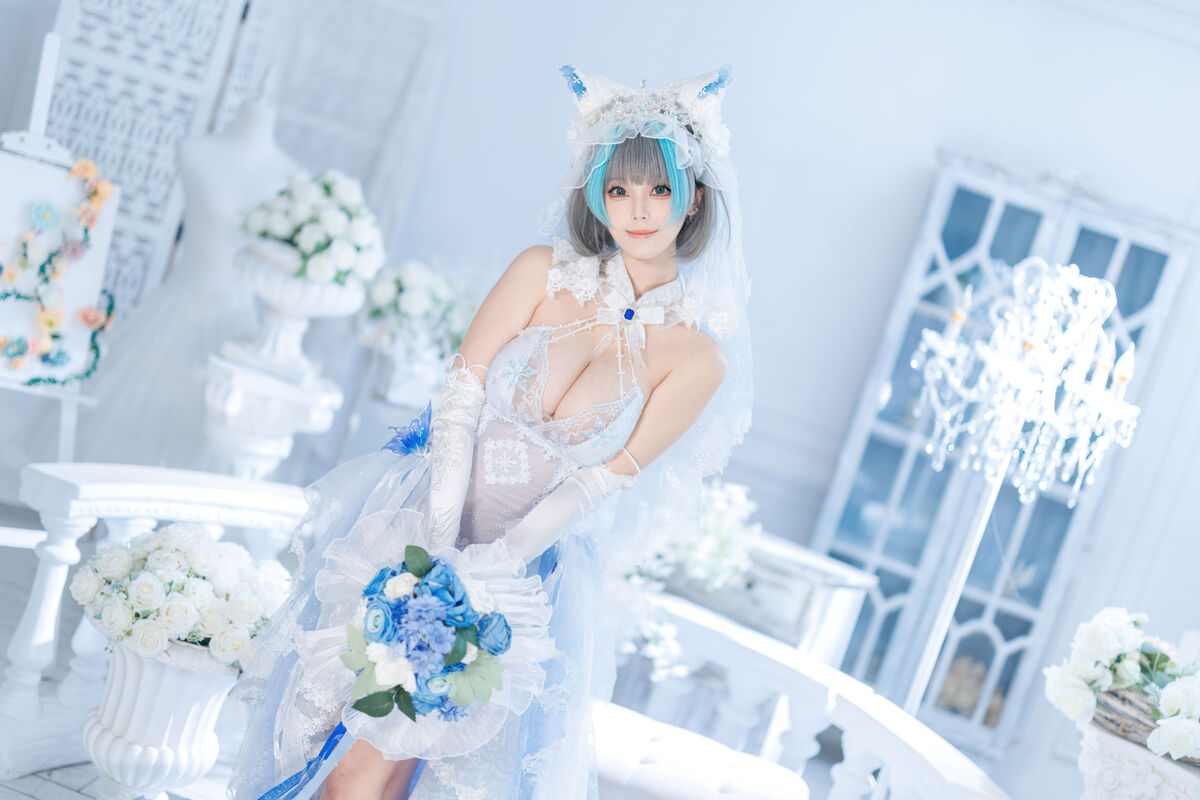 Coser@蜜汁猫裘 - 碧蓝航线 柴郡 花嫁 Part01