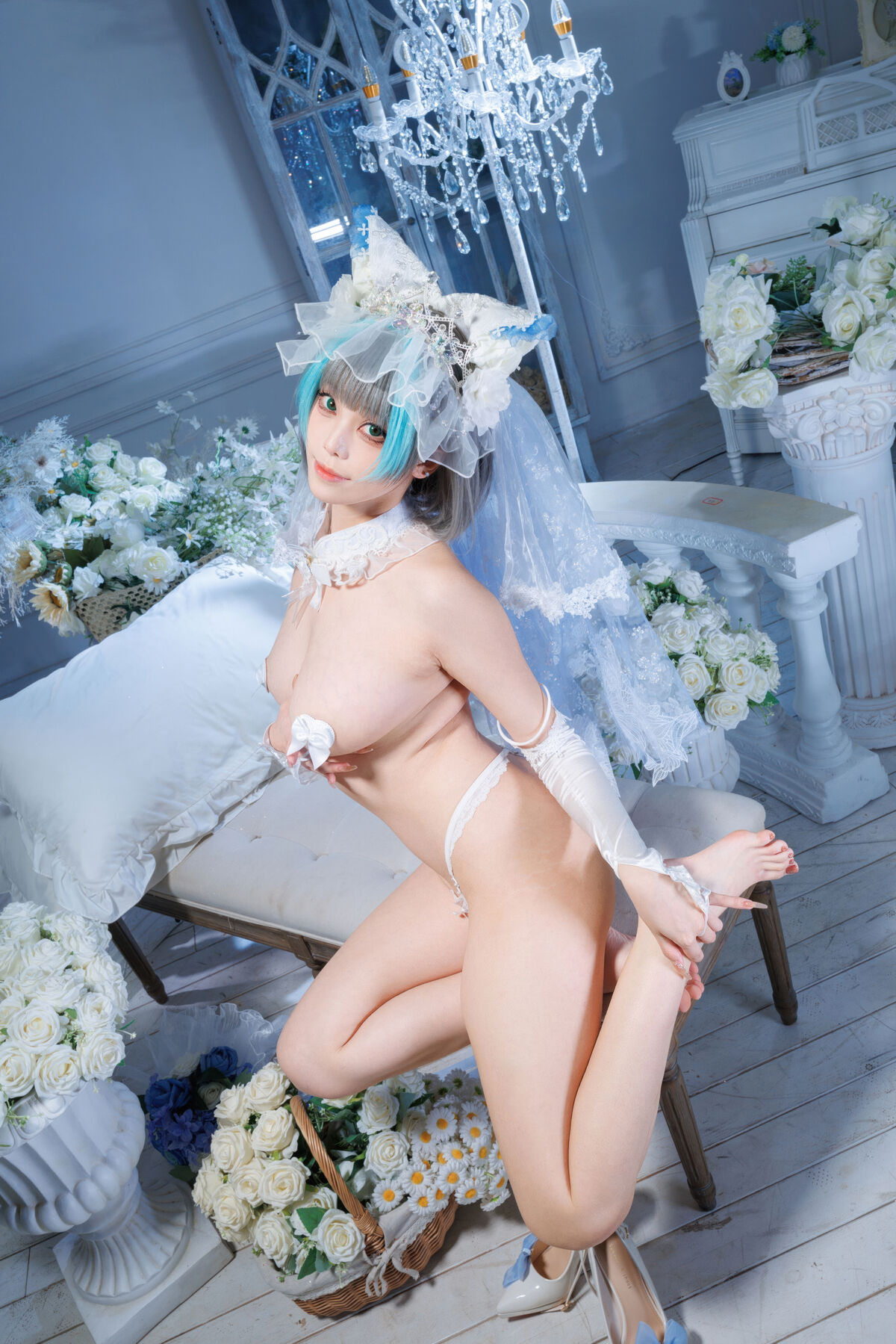 Coser@蜜汁猫裘 - 碧蓝航线 柴郡 花嫁 Part02