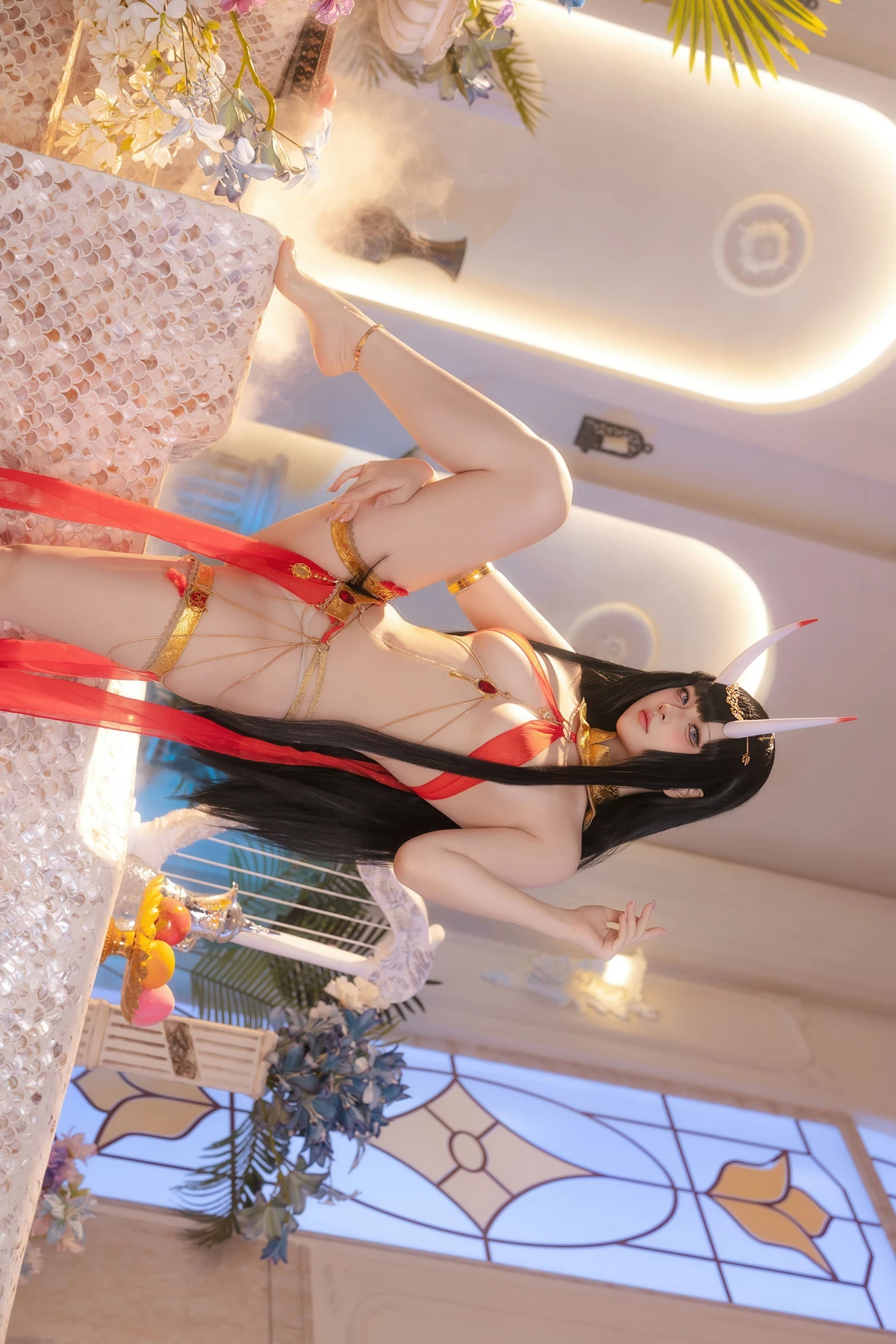 Cosplay 屿鱼 – 碧蓝航线 能代 赤纱浴影