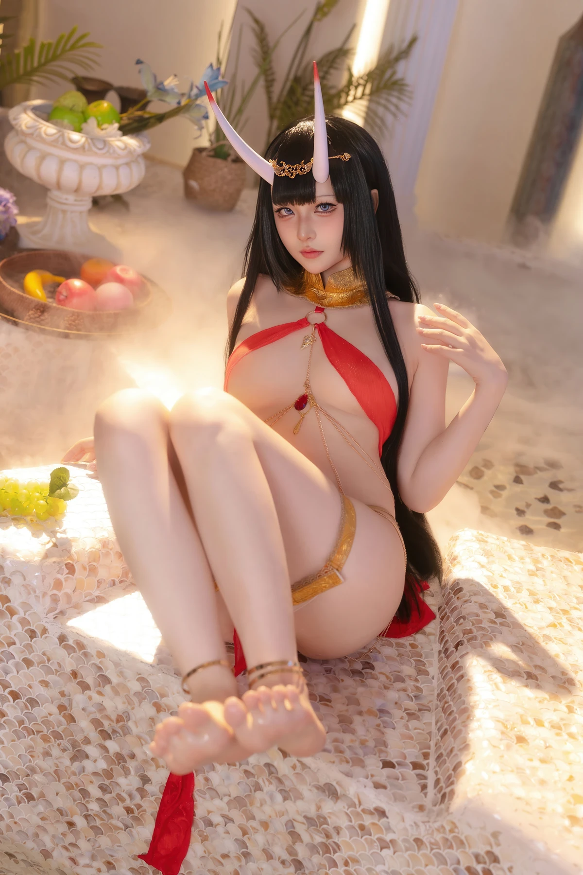 Cosplay 屿鱼 – 碧蓝航线 能代 赤纱浴影