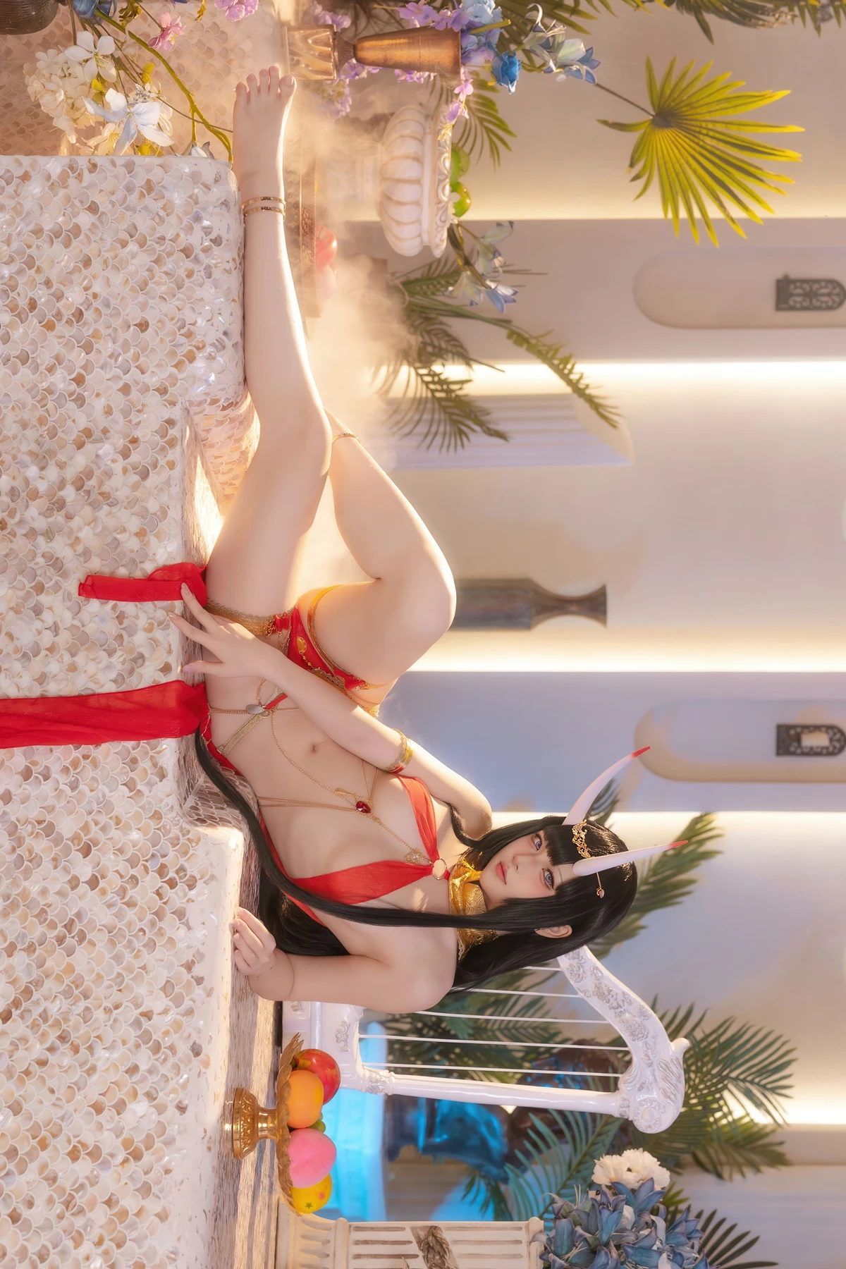 Cosplay 屿鱼 – 碧蓝航线 能代 赤纱浴影