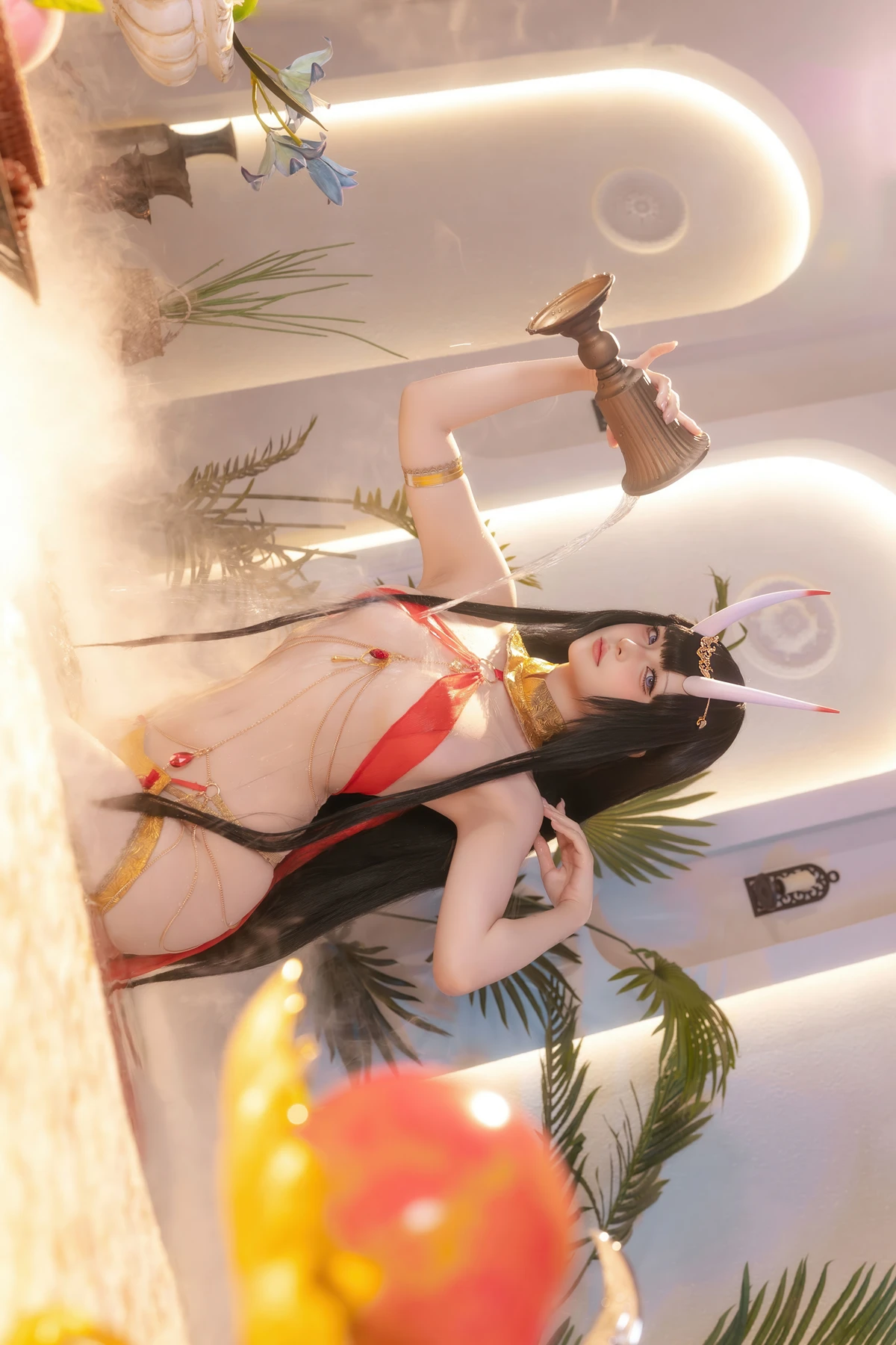 Cosplay 屿鱼 – 碧蓝航线 能代 赤纱浴影