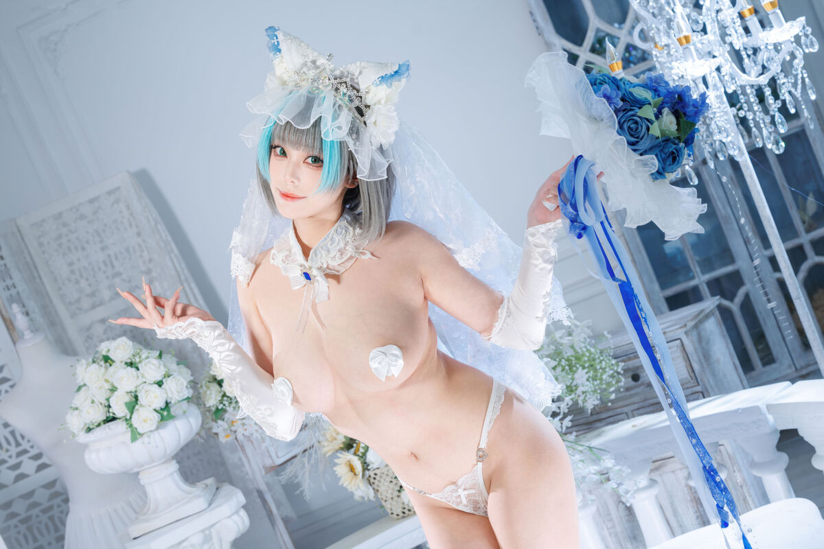 Coser@蜜汁猫裘 - 碧蓝航线 柴郡 花嫁 Part01