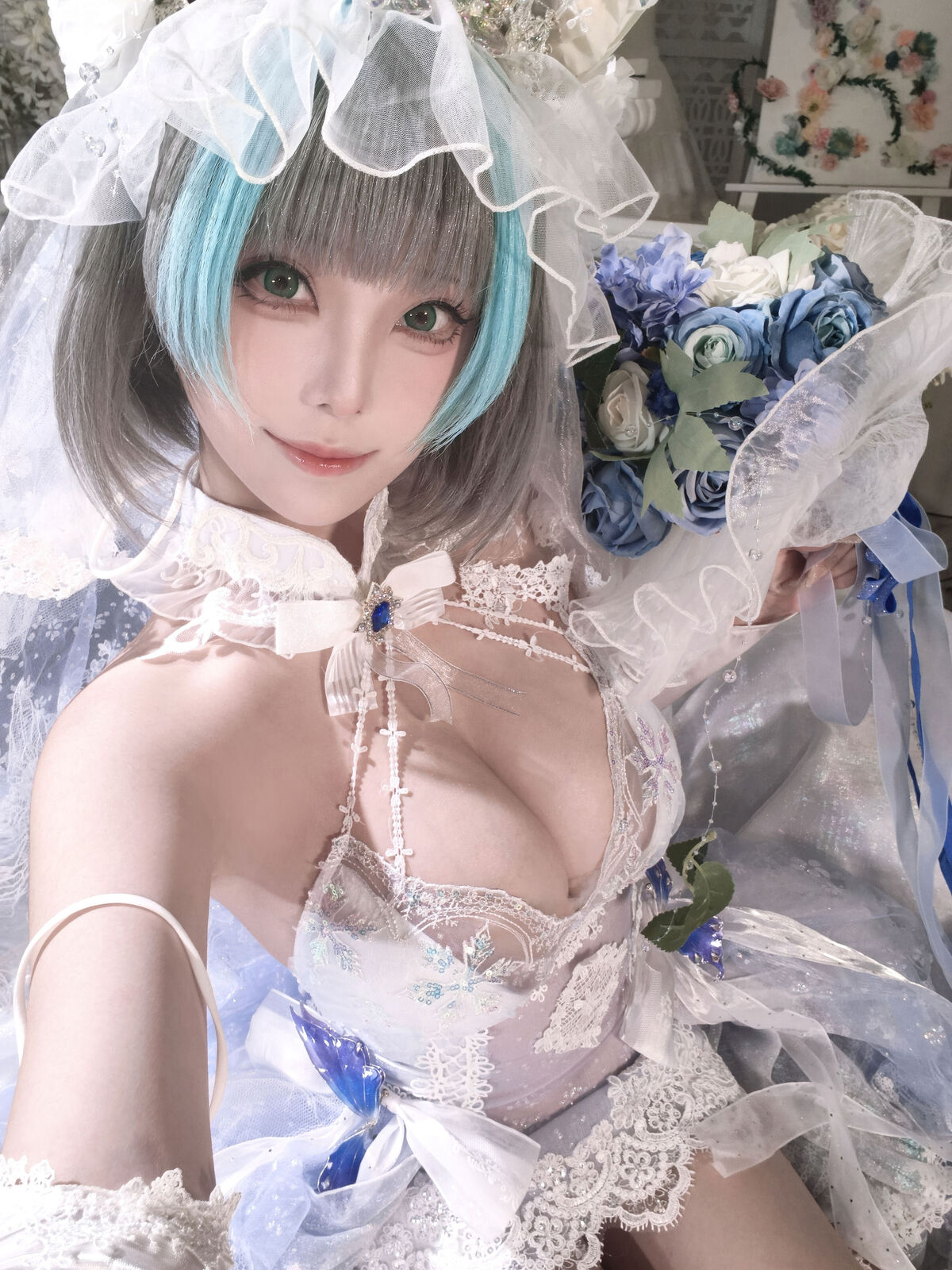Coser@蜜汁猫裘 - 碧蓝航线 柴郡 花嫁 Part01
