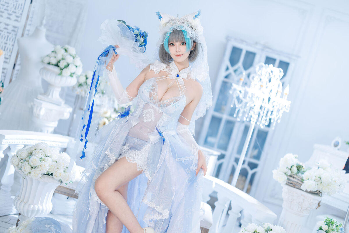 Coser@蜜汁猫裘 - 碧蓝航线 柴郡 花嫁 Part01