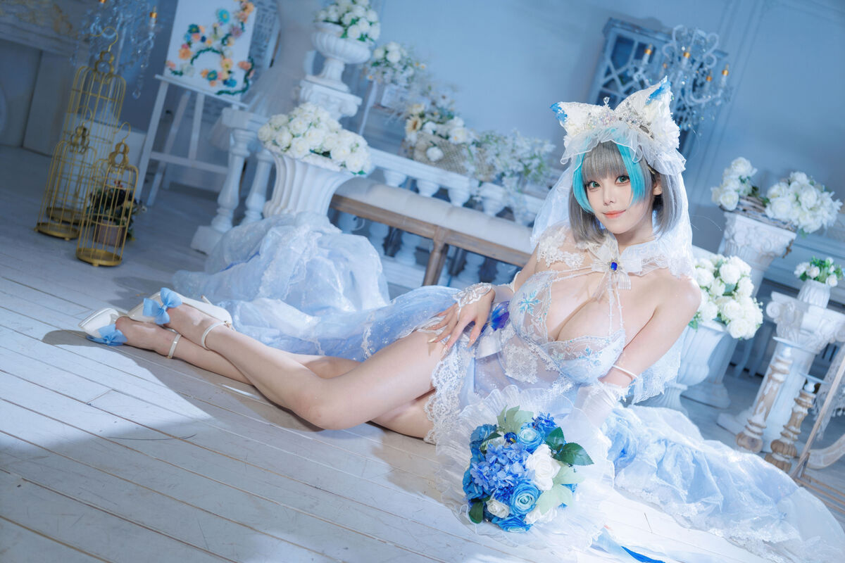 Coser@蜜汁猫裘 - 碧蓝航线 柴郡 花嫁 Part01