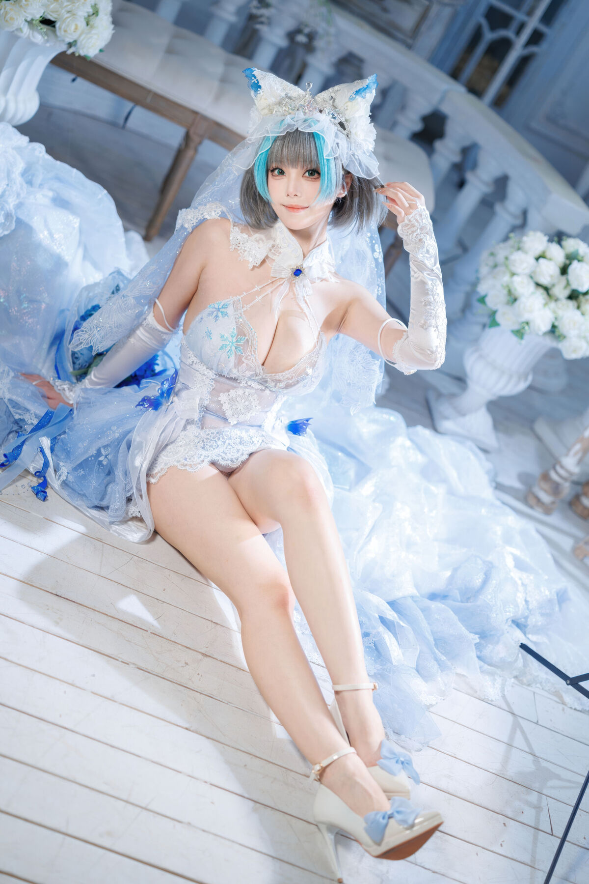 Coser@蜜汁猫裘 - 碧蓝航线 柴郡 花嫁 Part02