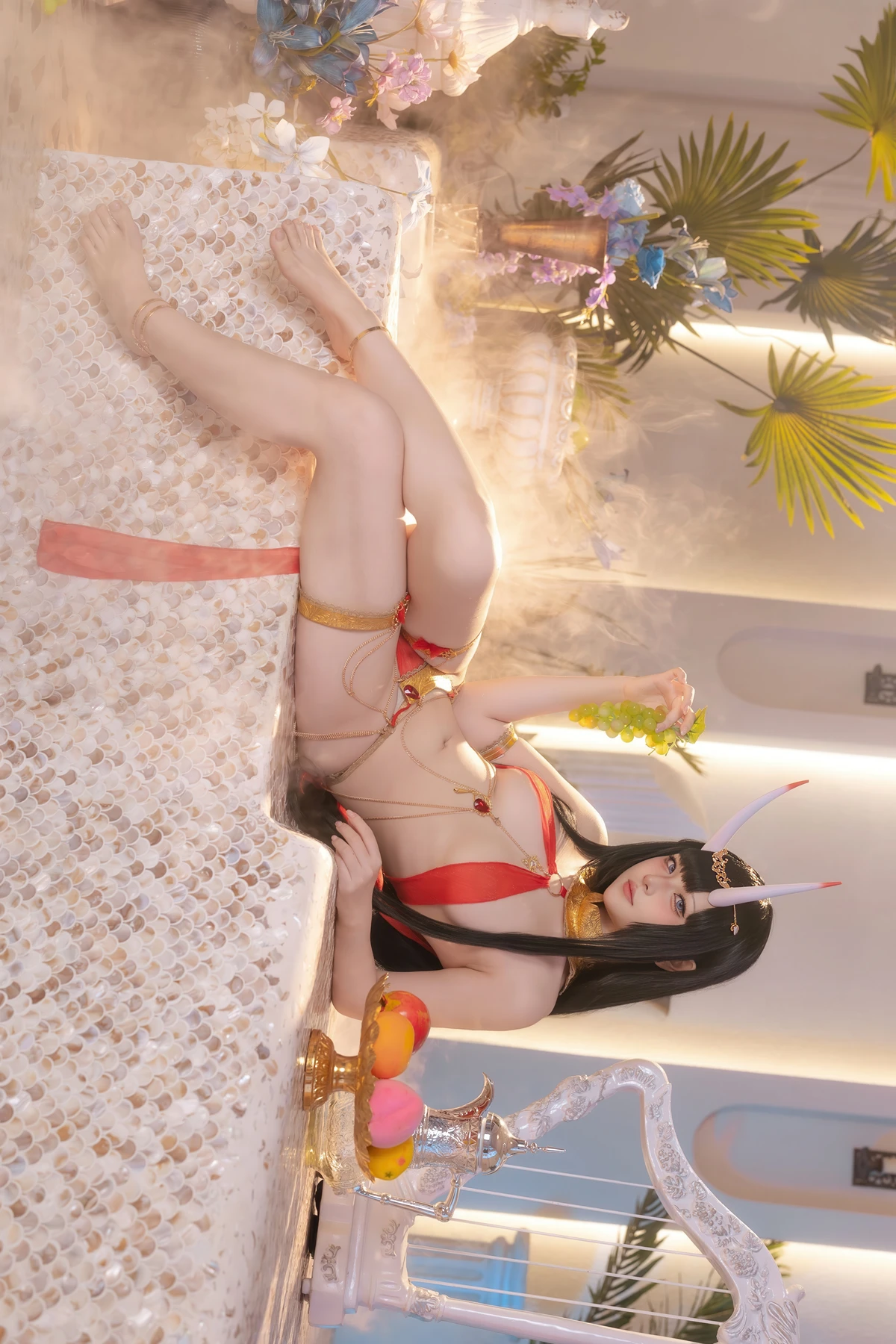 Cosplay 屿鱼 – 碧蓝航线 能代 赤纱浴影
