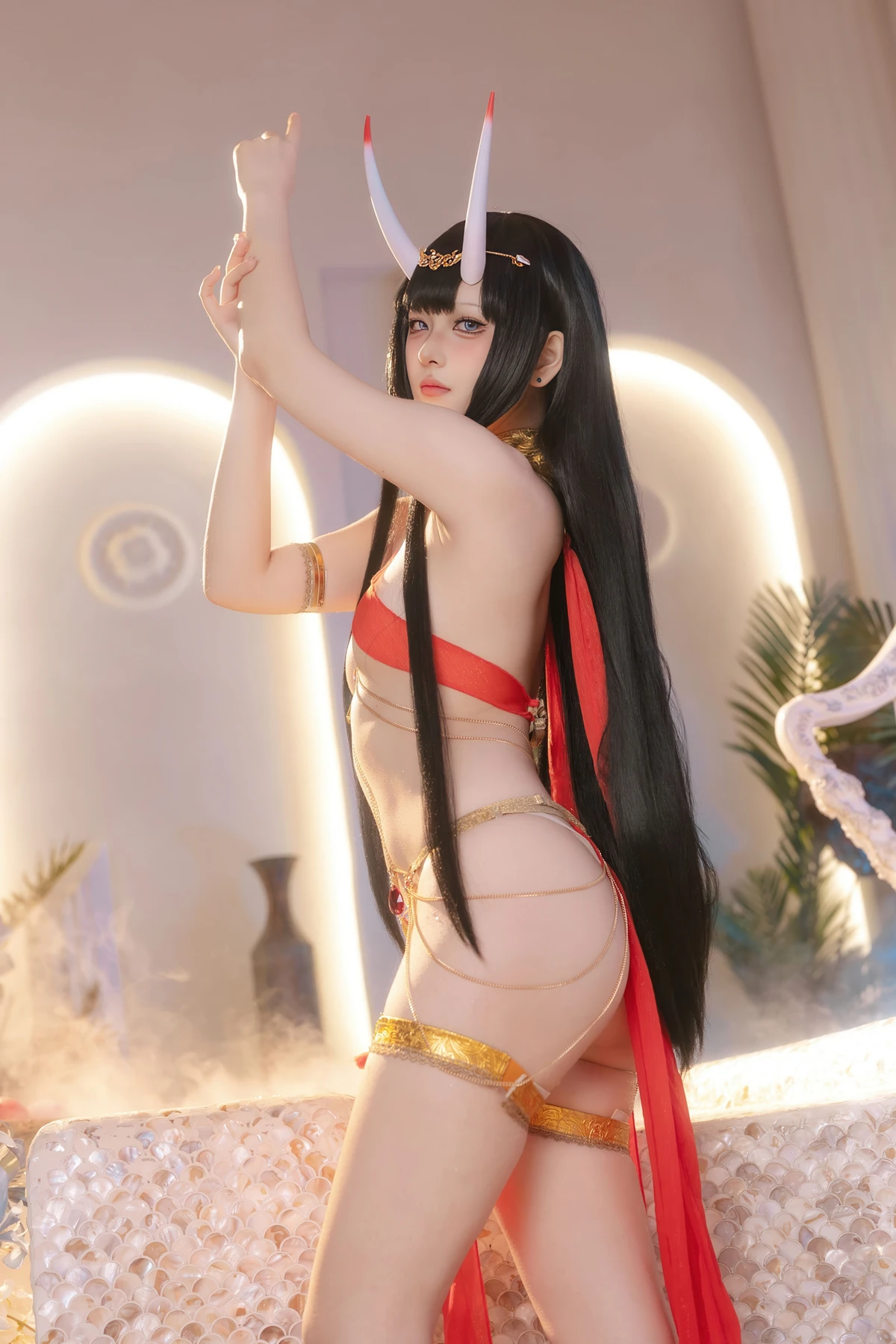 Cosplay 屿鱼 – 碧蓝航线 能代 赤纱浴影