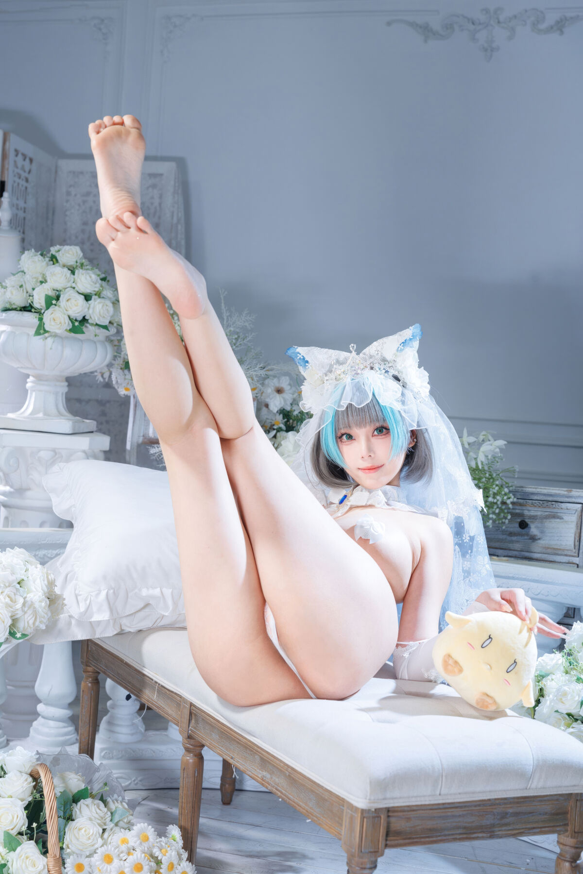 Coser@蜜汁猫裘 - 碧蓝航线 柴郡 花嫁 Part02