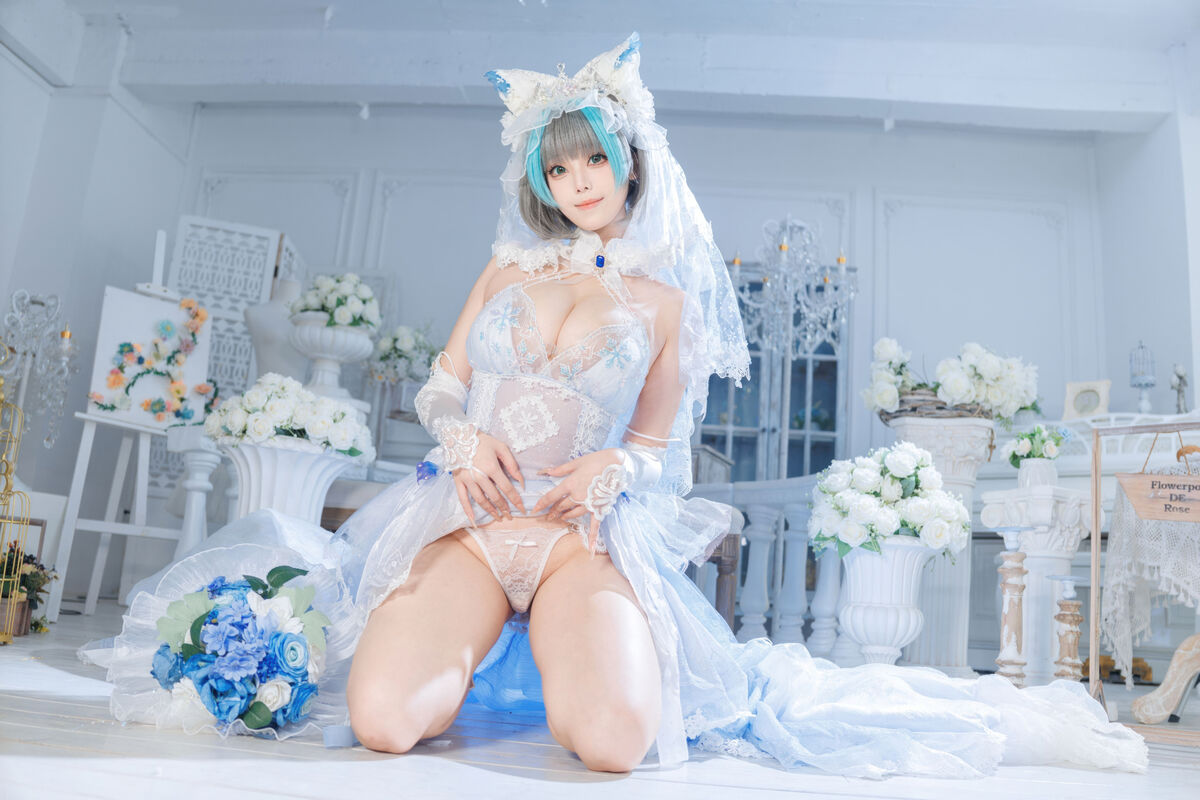 Coser@蜜汁猫裘 - 碧蓝航线 柴郡 花嫁 Part01