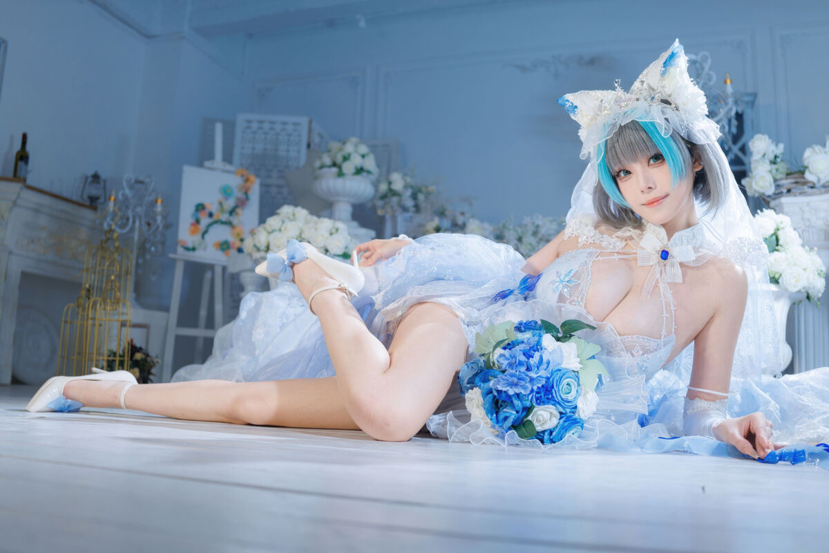 Coser@蜜汁猫裘 - 碧蓝航线 柴郡 花嫁 Part02