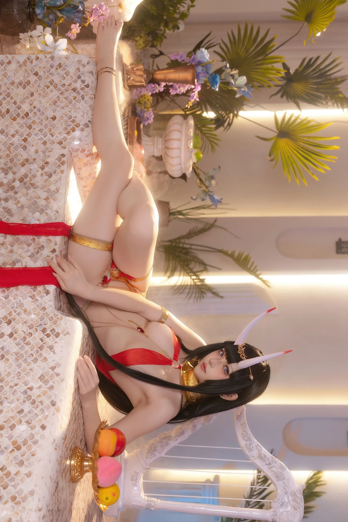 Cosplay 屿鱼 – 碧蓝航线 能代 赤纱浴影
