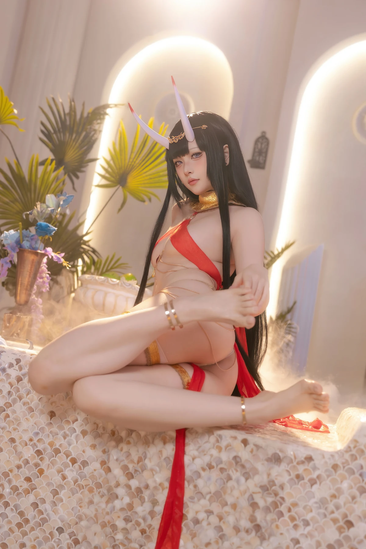 Cosplay 屿鱼 – 碧蓝航线 能代 赤纱浴影