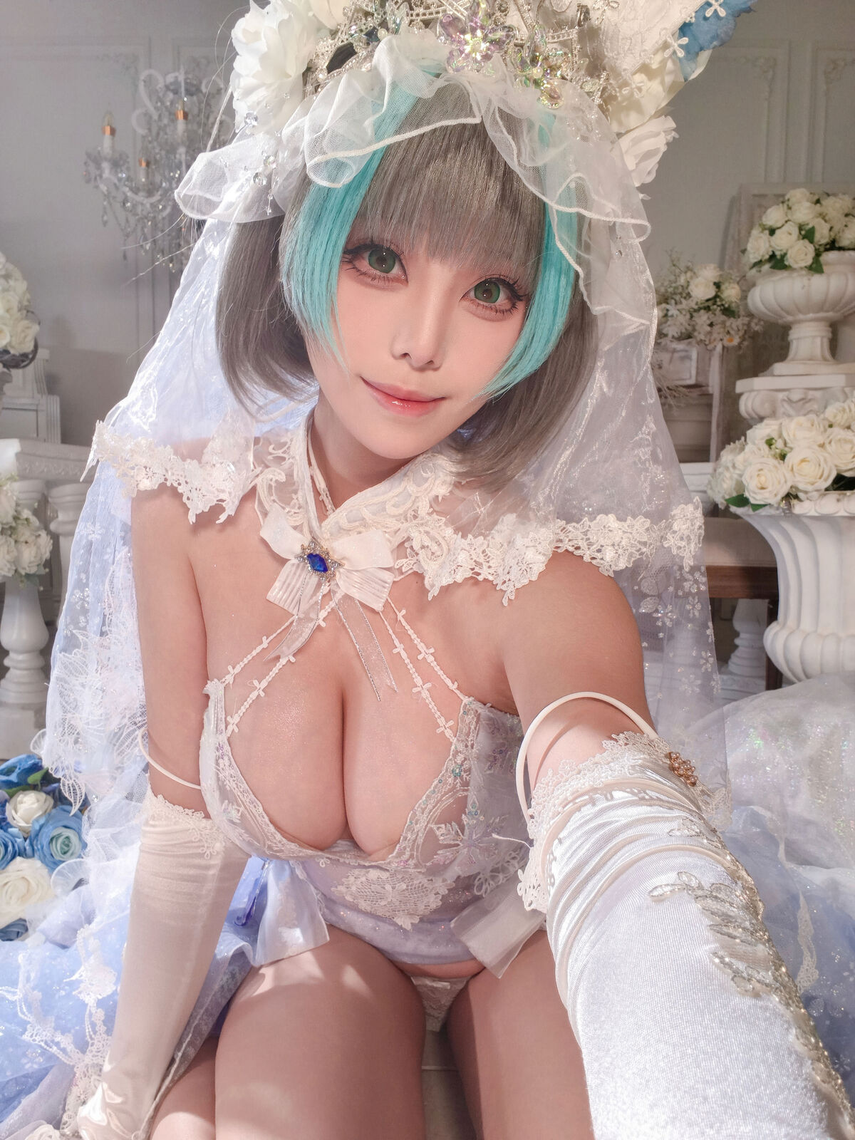 Coser@蜜汁猫裘 - 碧蓝航线 柴郡 花嫁 Part01