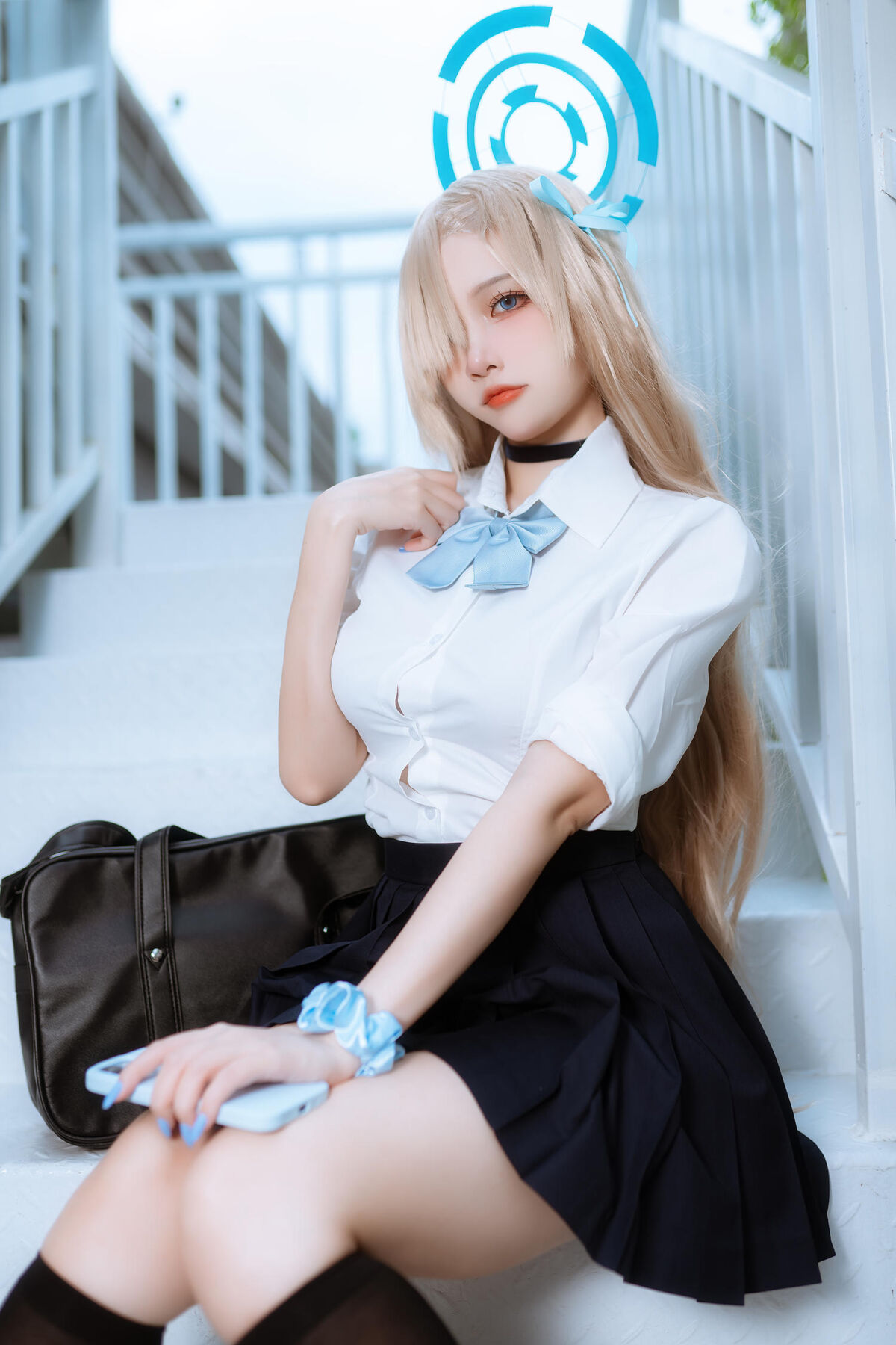 Coser@二佐Nisa – 蔚蓝档案 一之濑明日奈 学生制服