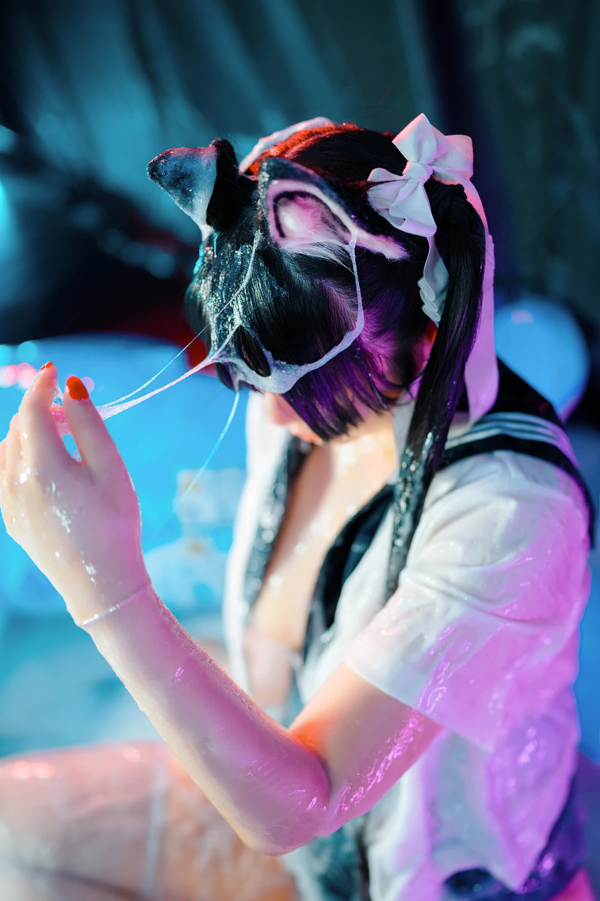 Cosplay 落落Raku – 邋遢小猫 Messy Kitty