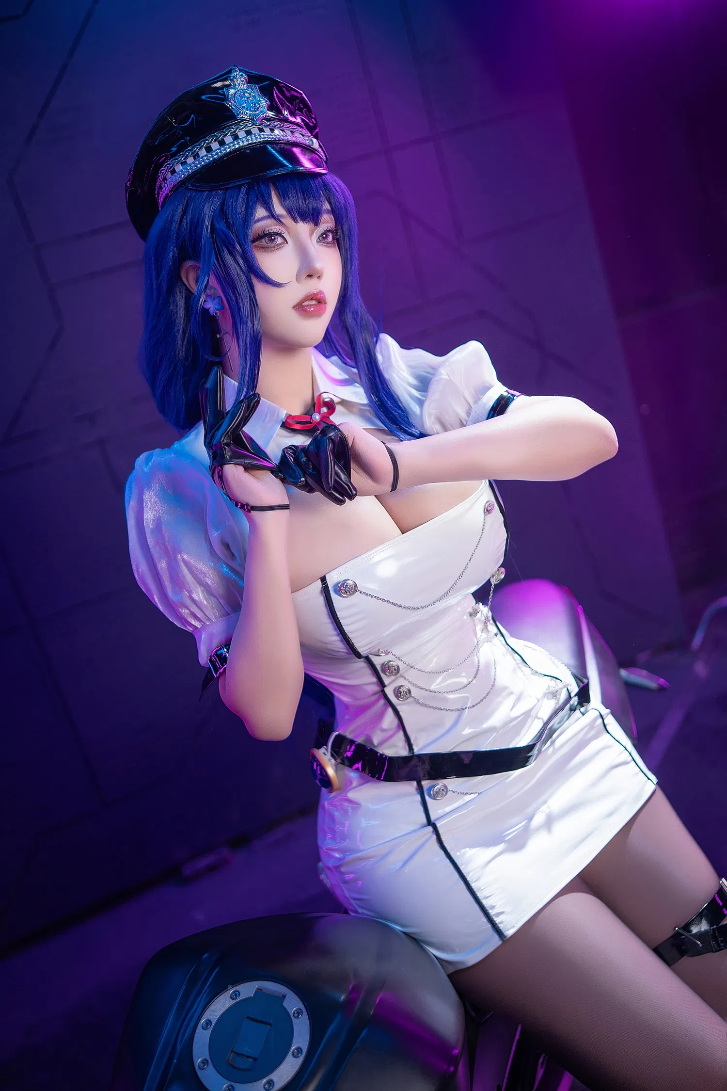 [Cosplay] 菌烨tako - 原神 雷电将军赛车