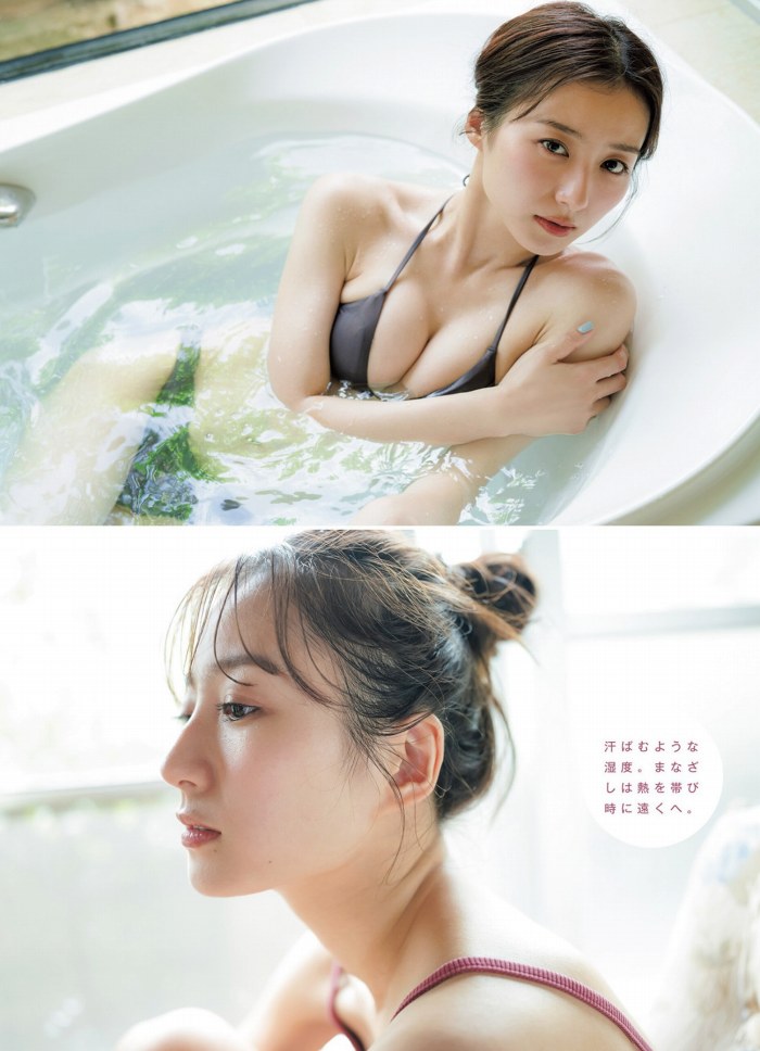 高田里穂 スタイル抜群な水着グラビア画像！