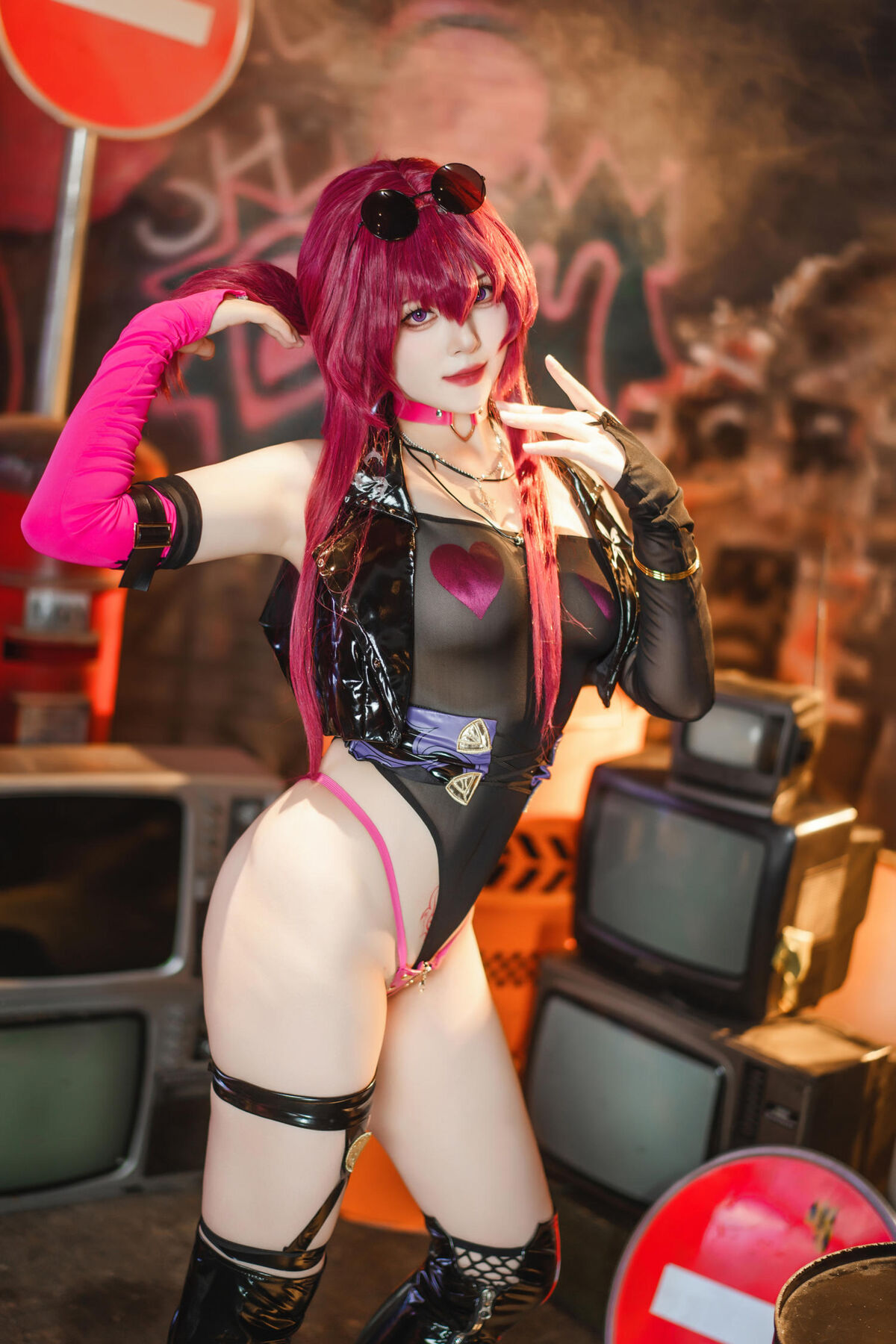 Coser@Natsuko夏夏子 - 崩坏·星穹铁道 卡芙卡 朋克同人