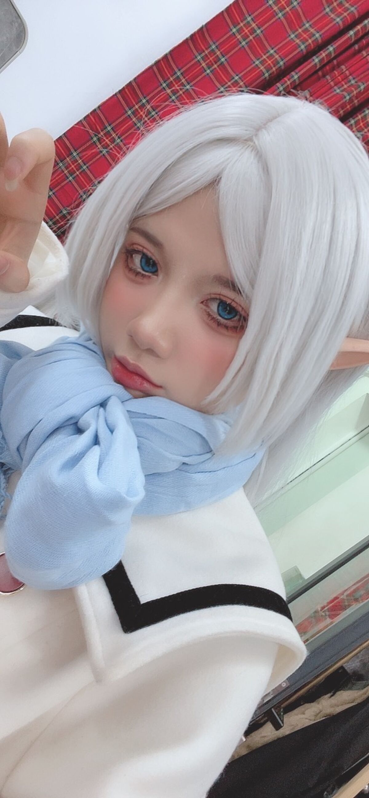 Coser@PoppaChan - Frieren Winter 芙莉莲·黑丝短靴冬装 S
