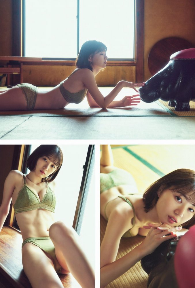 いけちゃん 細身でEカップの水着グラビア画像！