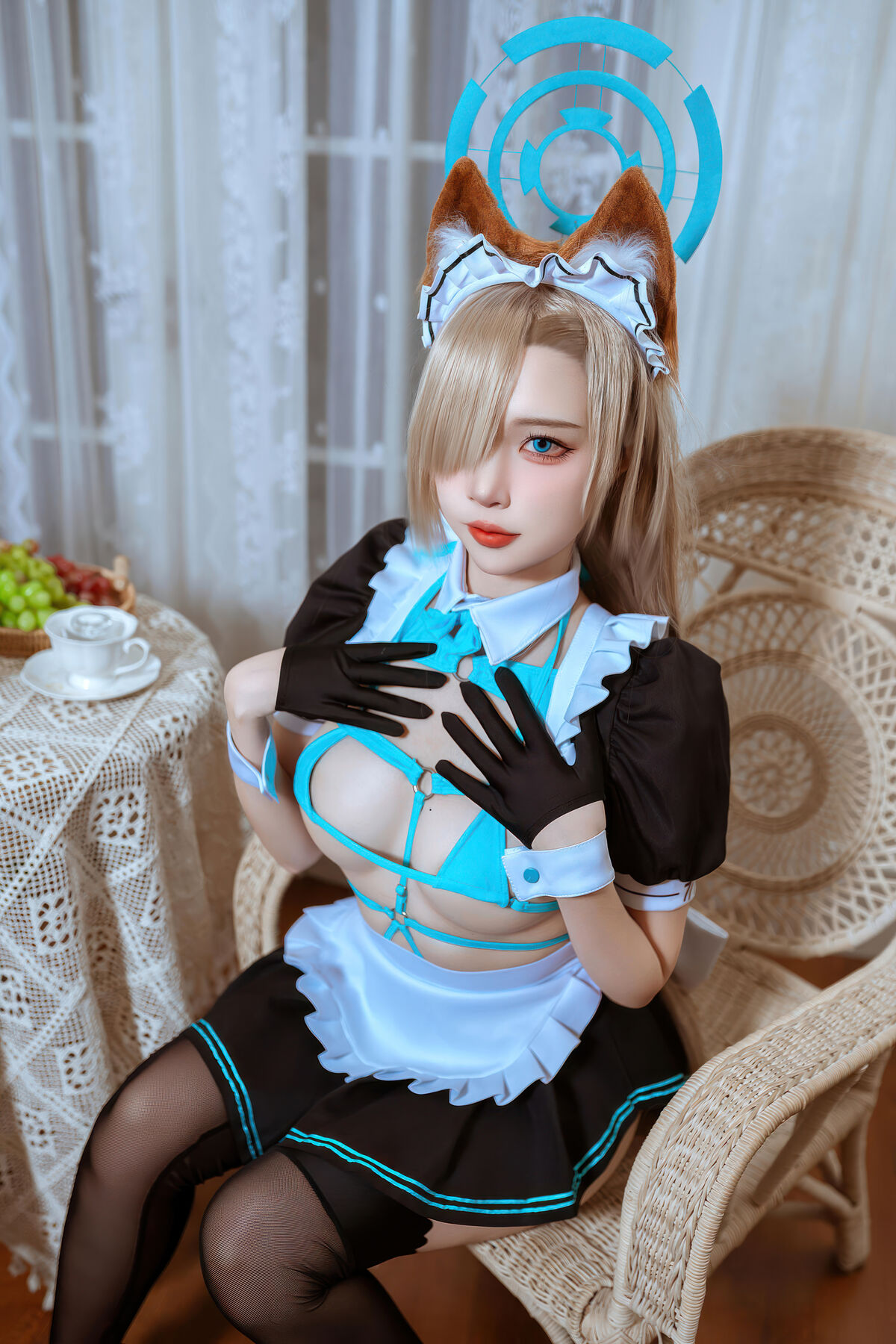 Coser@二佐Nisa - 蔚蓝档案 明日奈猫耳女仆