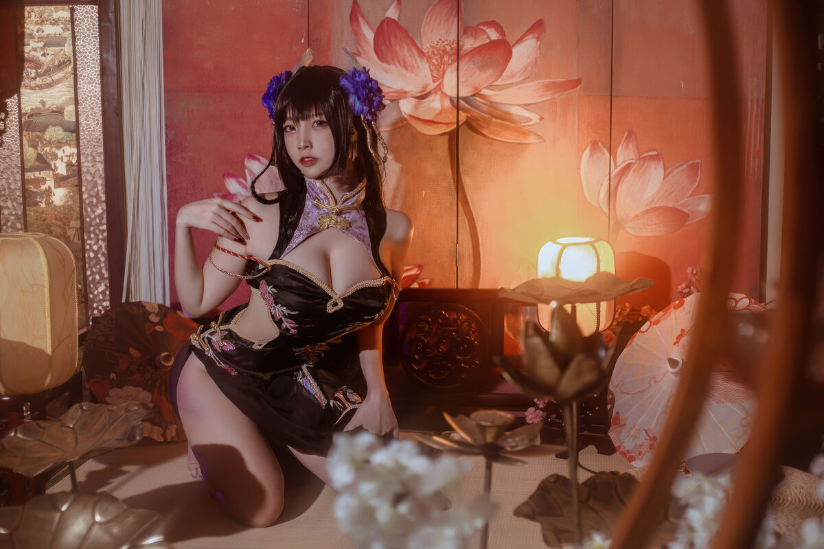 Coser@二佐Nisa - 碧蓝航线-比叡鲟旗袍
