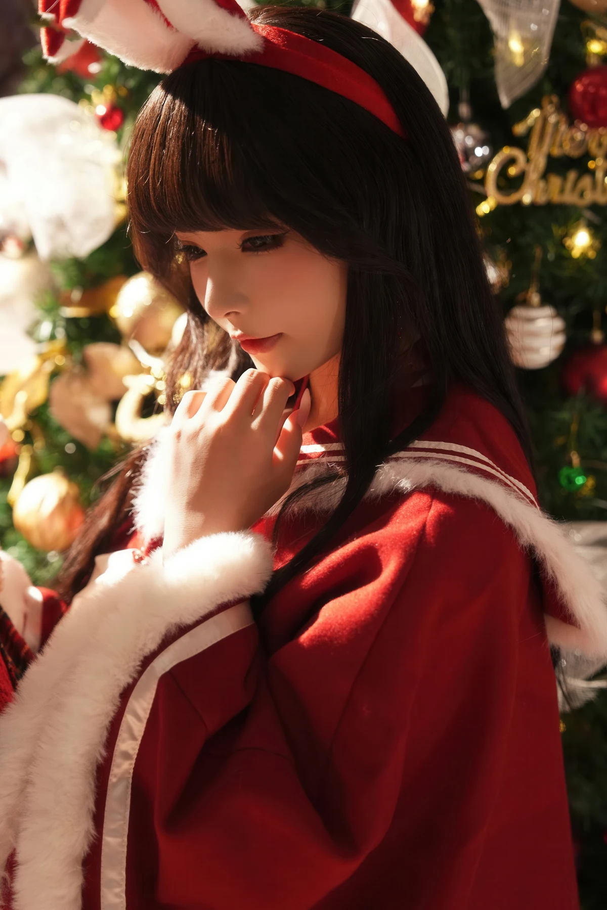 Cosplay Yuuhui玉汇 – 圣诞节特辑 告白夜 Set.01