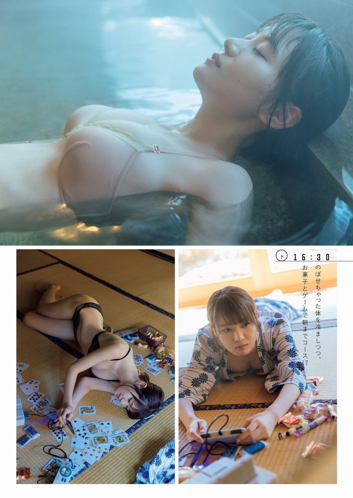 いけちゃん 細身でEカップの水着グラビア画像！