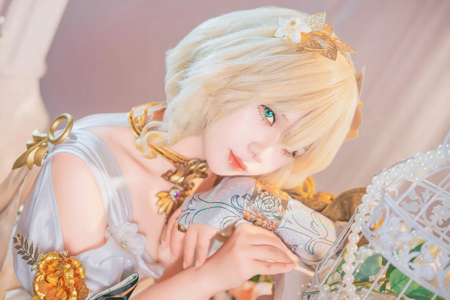 [Cosplay] Pyon - Pyoncos (ピオン) Aglaea HonkaiStar Rail 崩铁 阿格莱雅