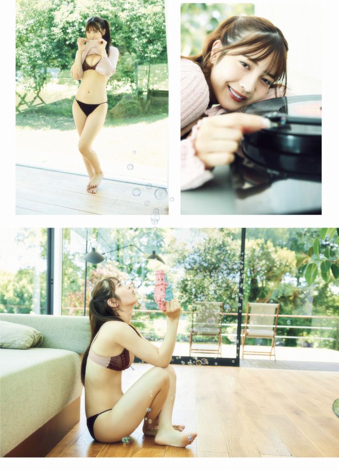 黒嵜菜々子 ふわふわボインの水着グラビア画像！
