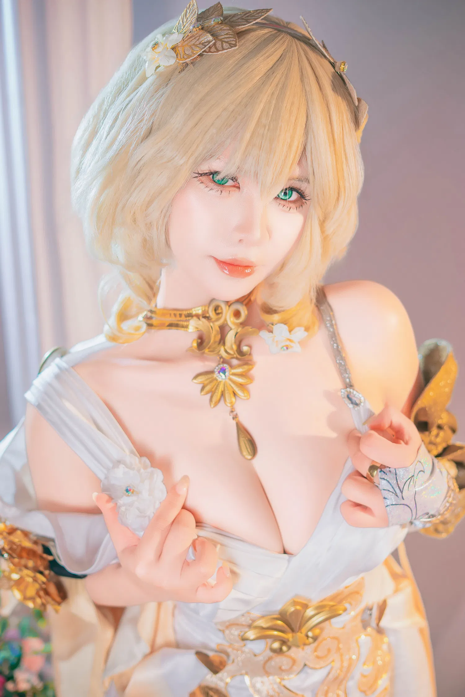 [Cosplay] Pyon - Pyoncos (ピオン) Aglaea HonkaiStar Rail 崩铁 阿格莱雅