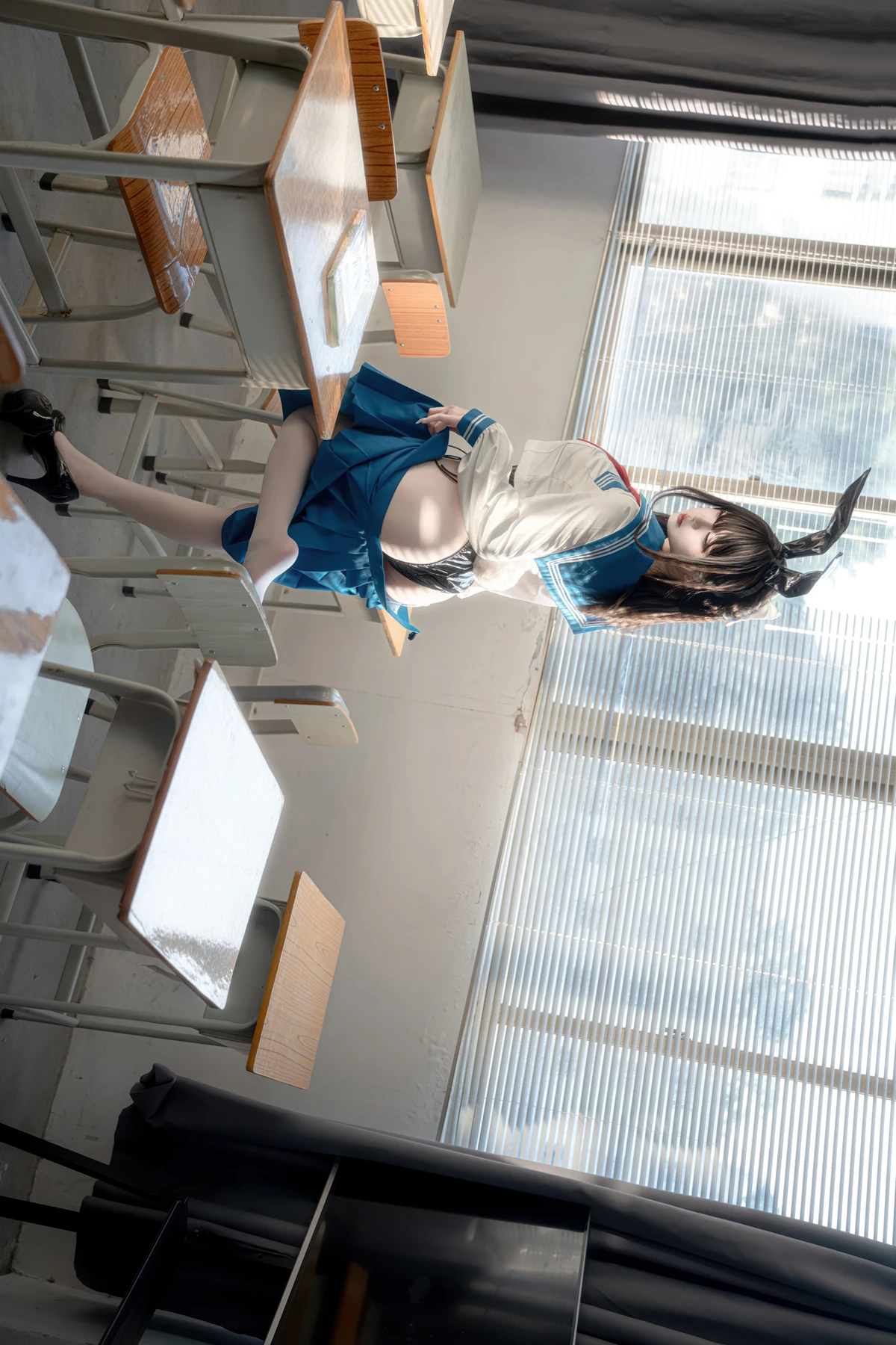 Cosplay 纸悦Etsu_ko – 水手服兔女郎