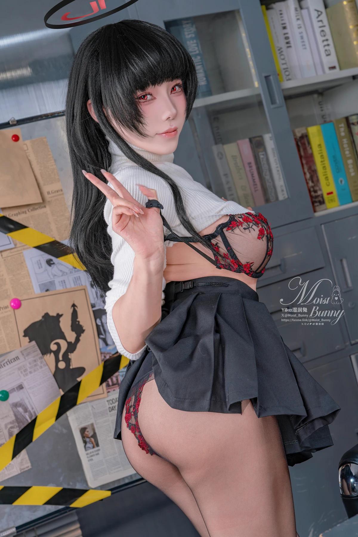 Cosplay 黏黏团子兔 – 碧蓝档案-调月莉音
