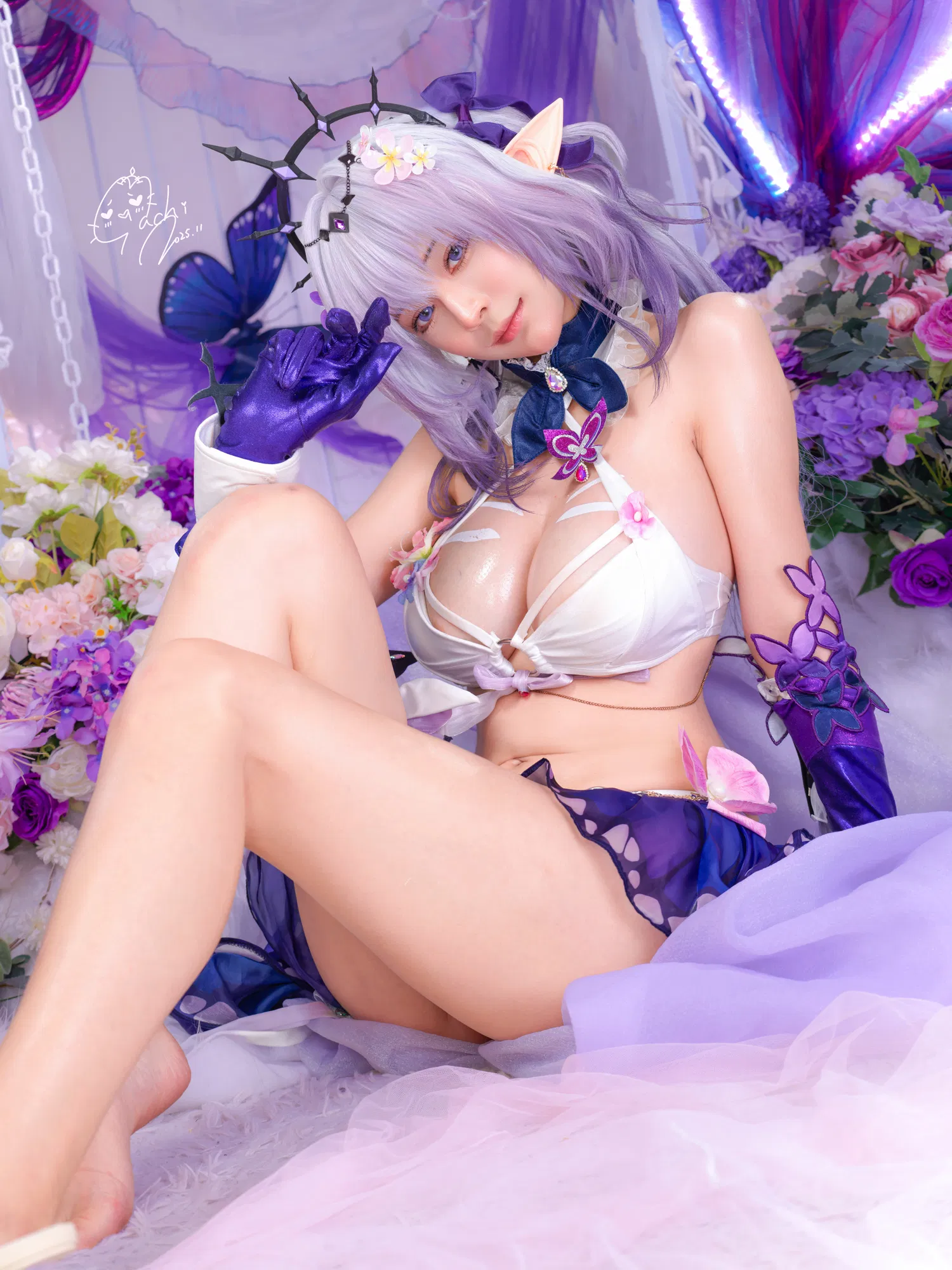 [Cosplay] Machi馬吉 ？？？？キャストリス水着？？？？聖女の裏の危ない姿？？？？第二弾